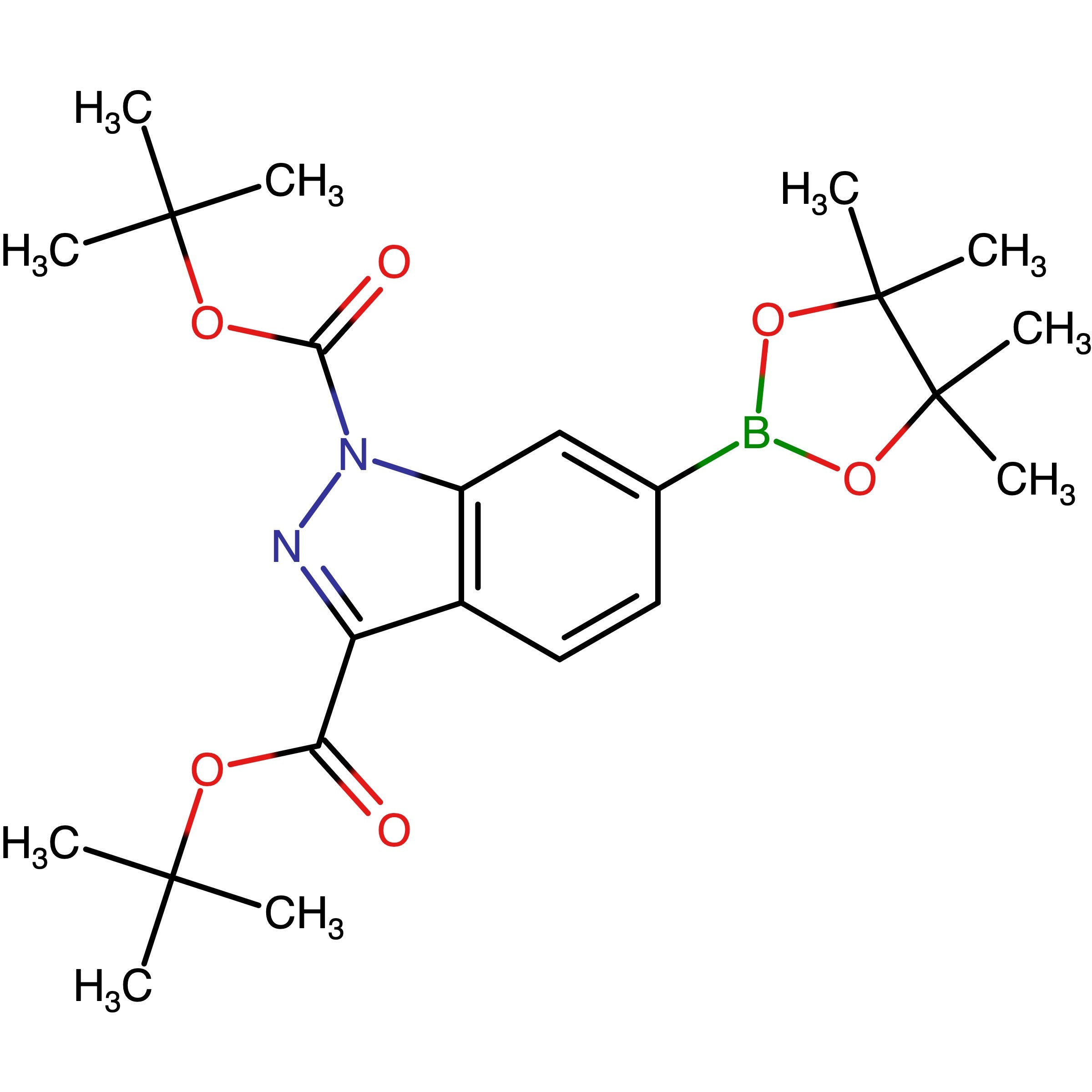 CAS 2756235-94-4 | Di-tert-butyl 6-(4,4,5,5-tetramethyl-1,3,2-dioxaborolan-2-yl)-1H-indazole-1,3-dicarboxylate