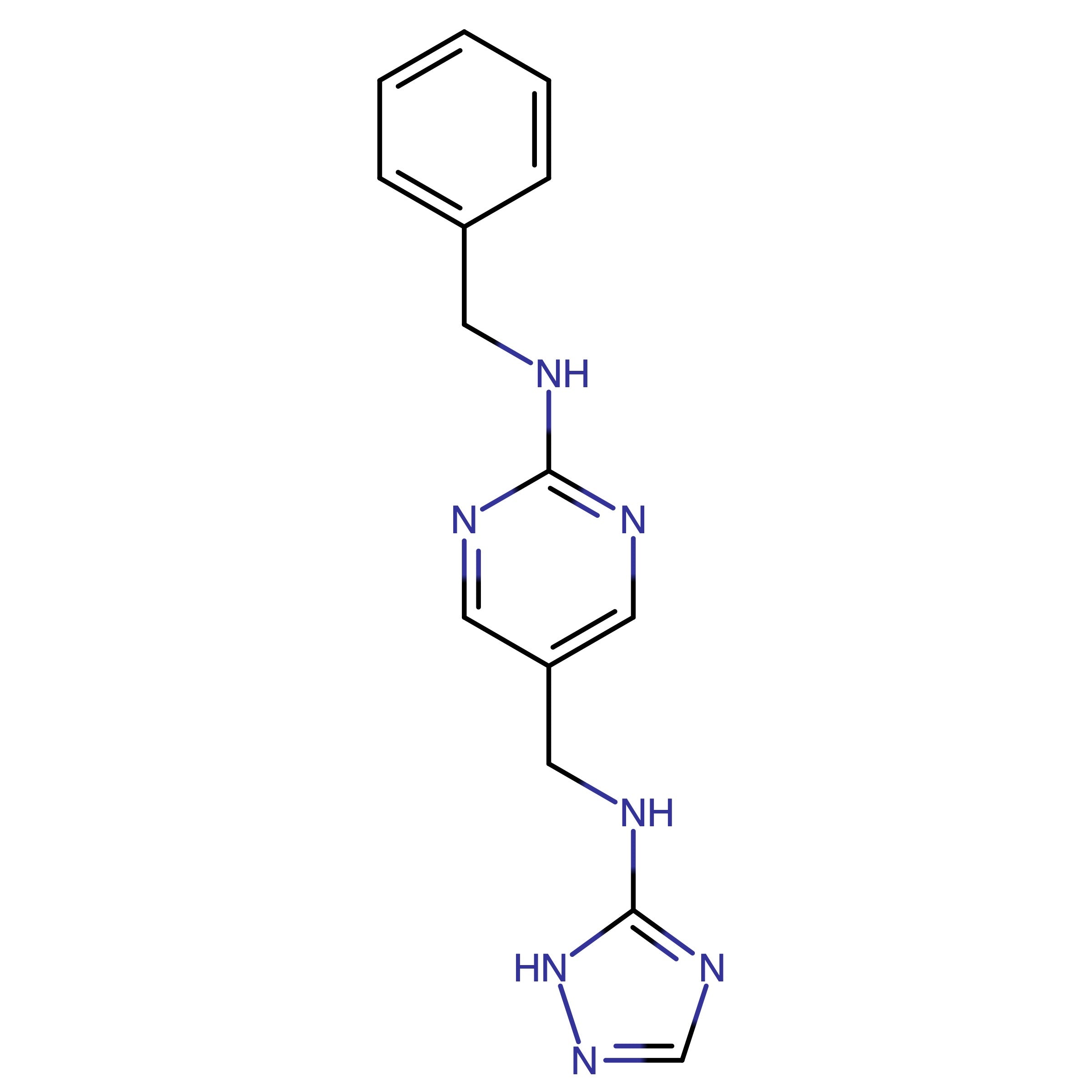 CAS 2756235-40-0 | 5-(((1H-1,2,4-Triazol-5-yl)amino)methyl)-N-benzylpyrimidin-2-amine