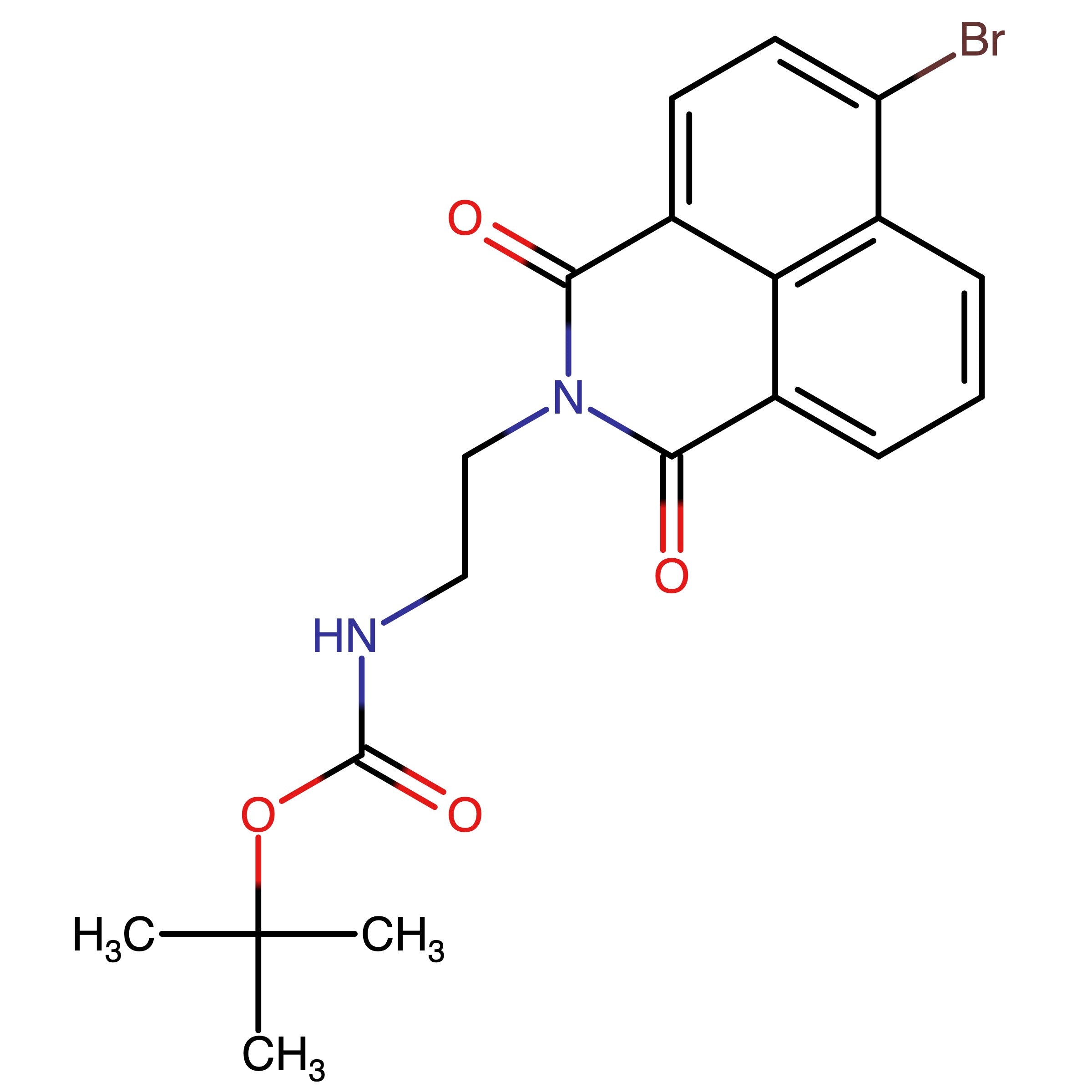 CAS 440666-05-7 | tert-Butyl (2-(6-bromo-1,3-dioxo-1H-benzo[de]isoquinolin-2(3H)-yl)ethyl)carbamate