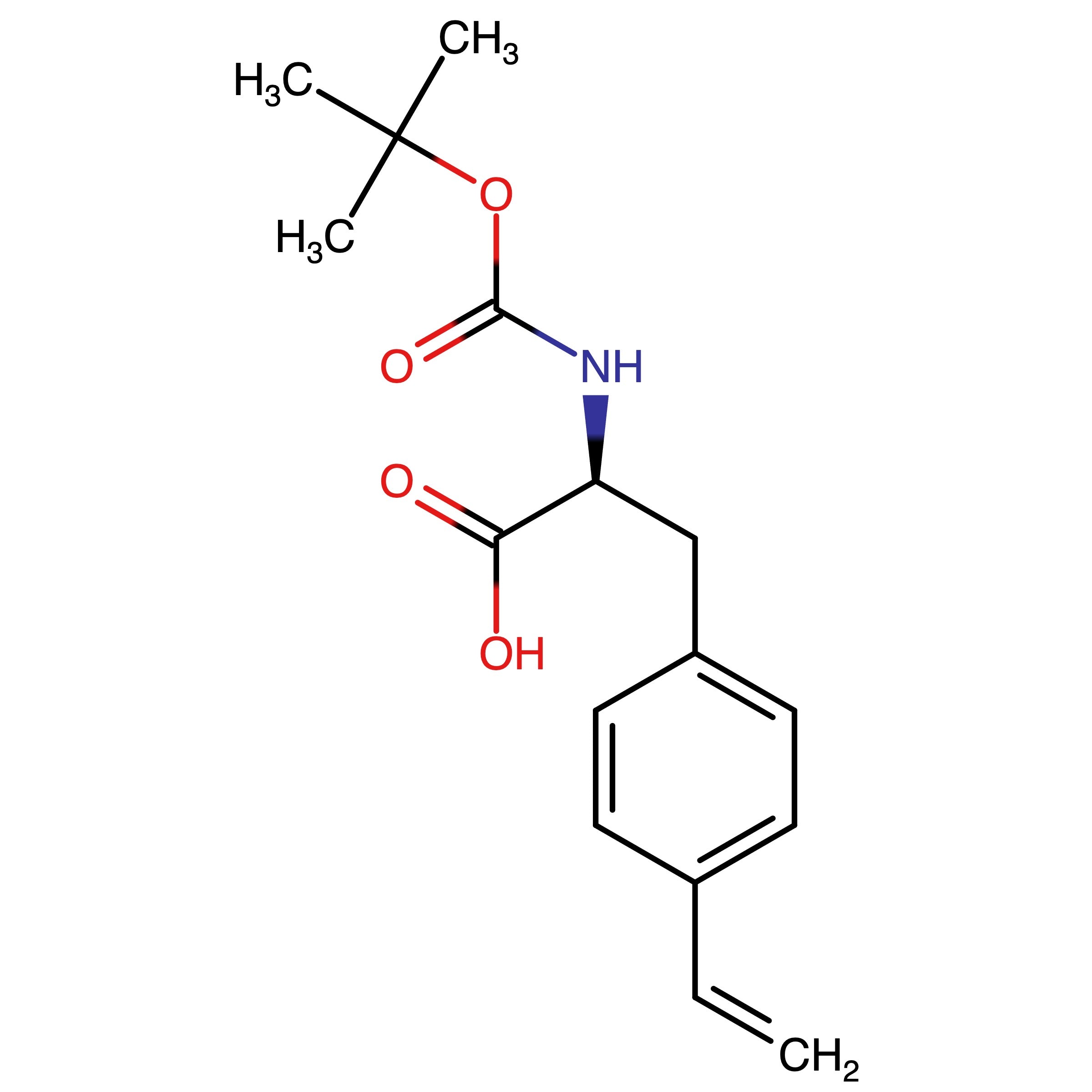 CAS 169158-03-6 | (S)-2-((tert-Butoxycarbonyl)amino)-3-(4-vinylphenyl)propanoic acid