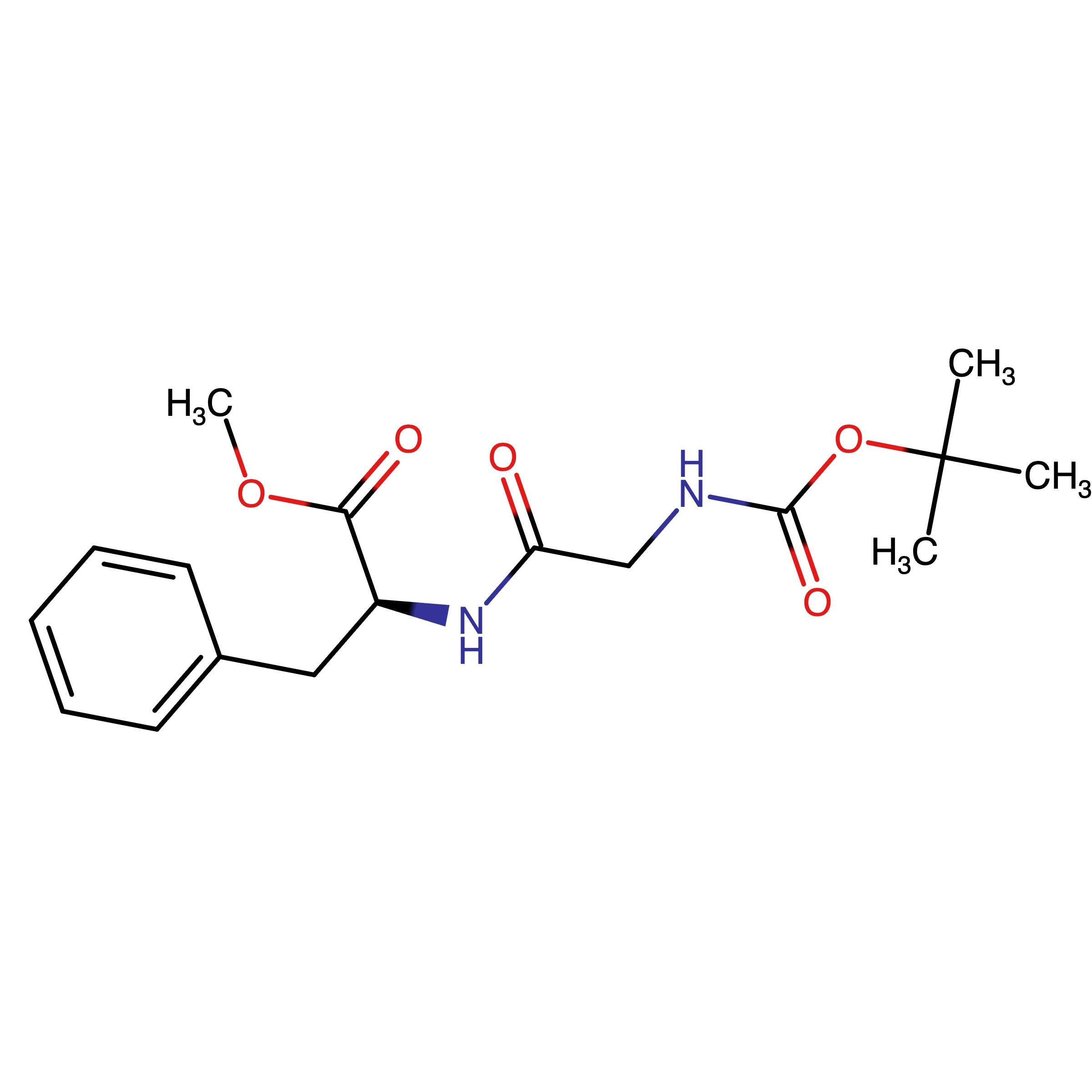 CAS 41889-06-9 | (S)-Methyl 2-(2-((tert-butoxycarbonyl)amino)acetamido)-3-phenylpropanoate