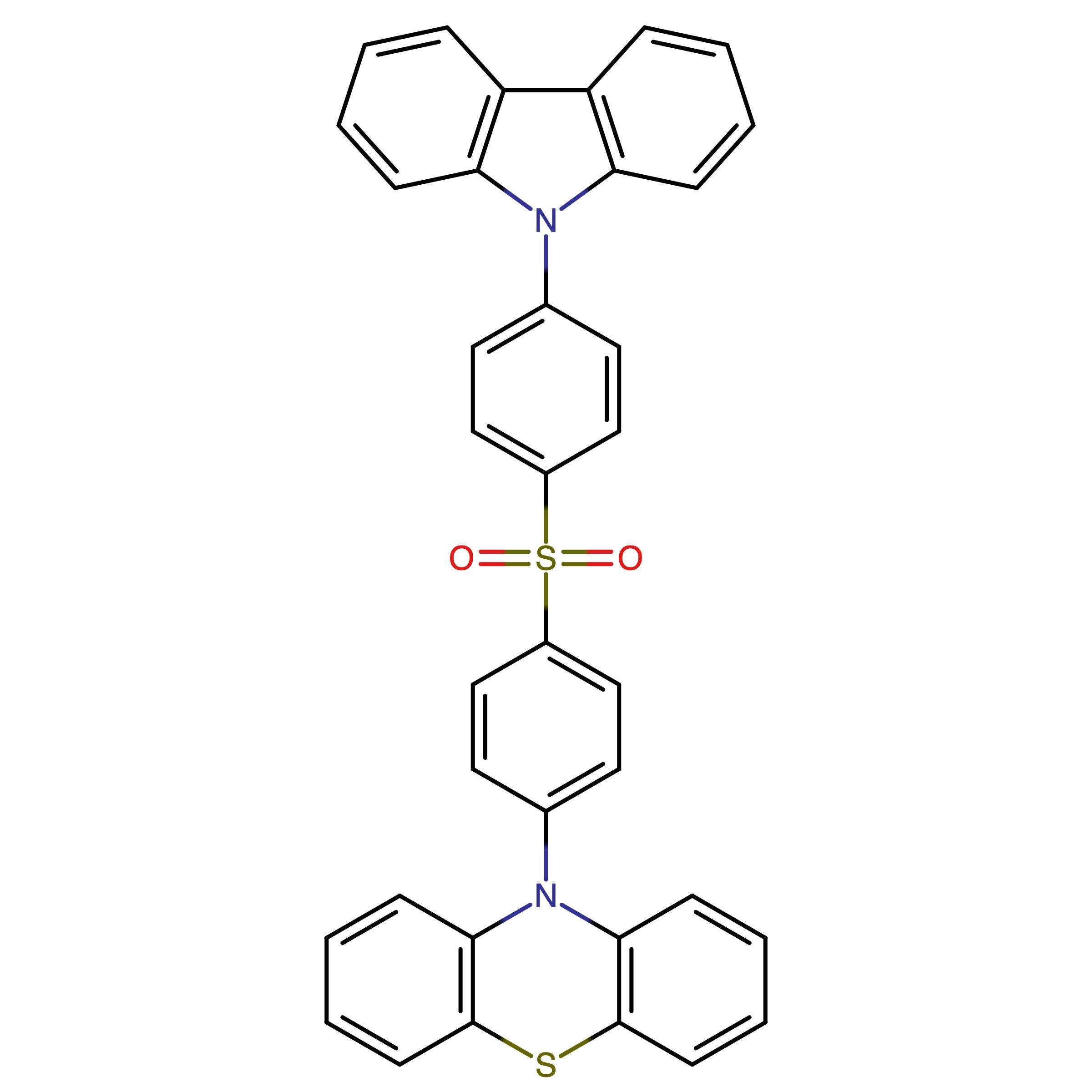 CAS 1532535-89-9 | 10-(4-((4-(9H-Carbazol-9-yl)phenyl)sulfonyl)phenyl)-10H-phenothiazine