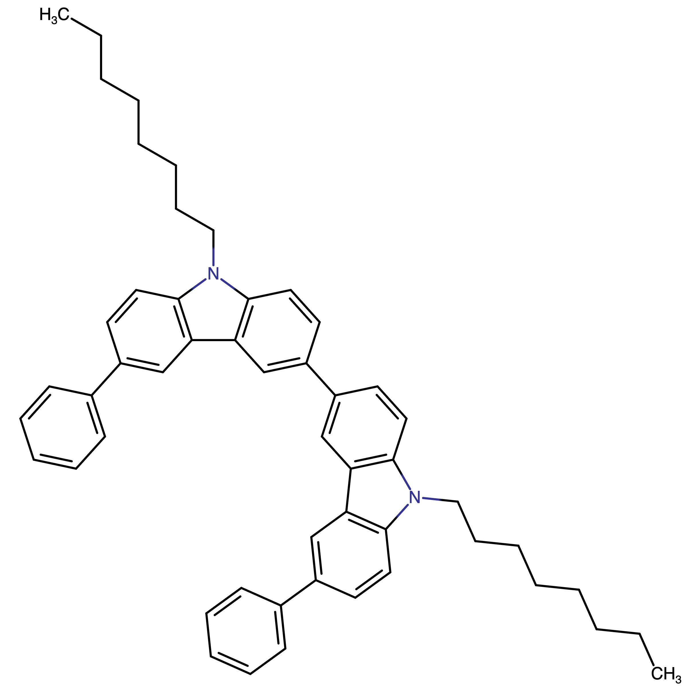CAS 714972-56-2 | 9,9'-Dioctyl-6,6'-diphenyl-9H,9'H-3,3'-bicarbazole