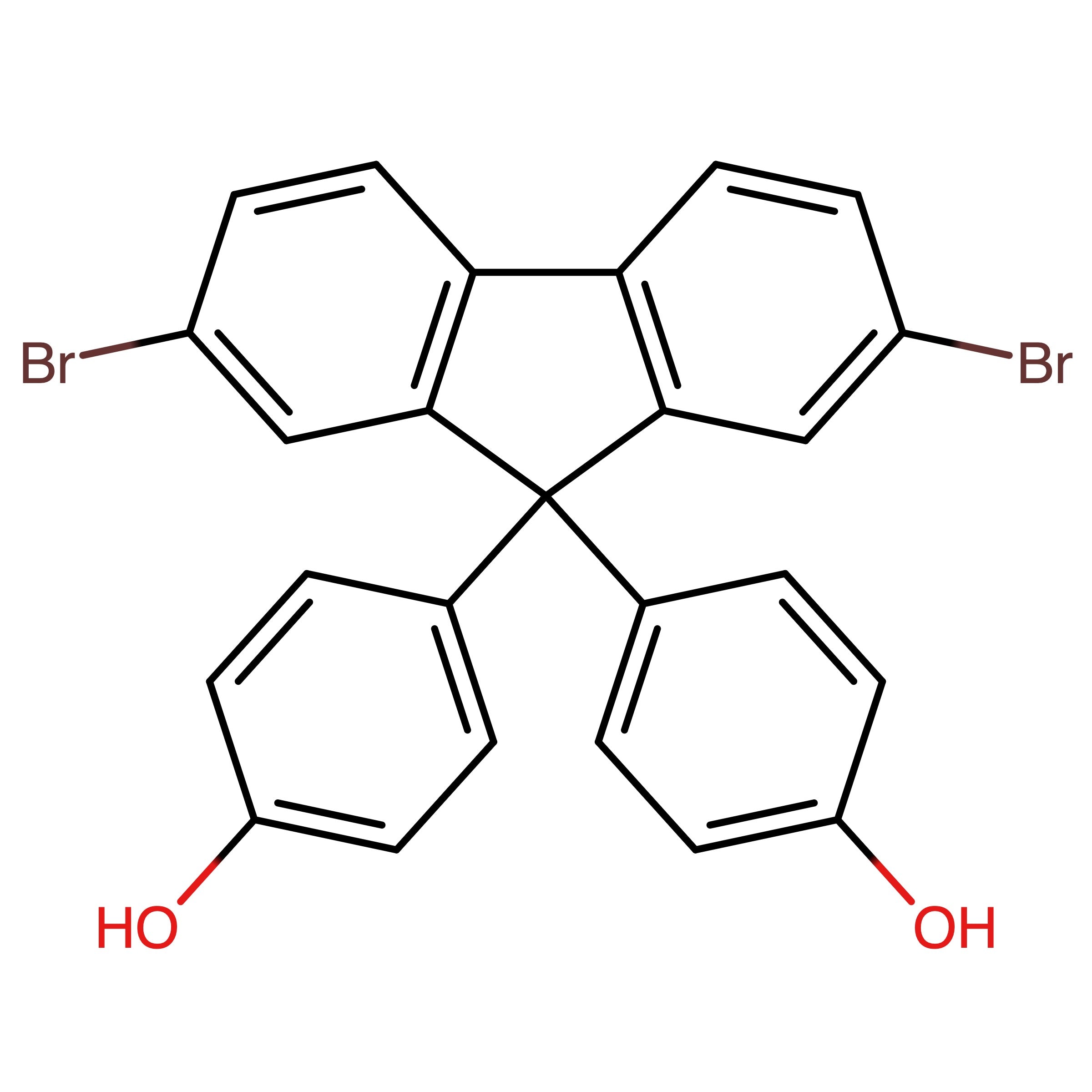 CAS 169169-89-5 | 4,4'-(2,7-Dibromo-9H-fluorene-9,9-diyl)diphenol