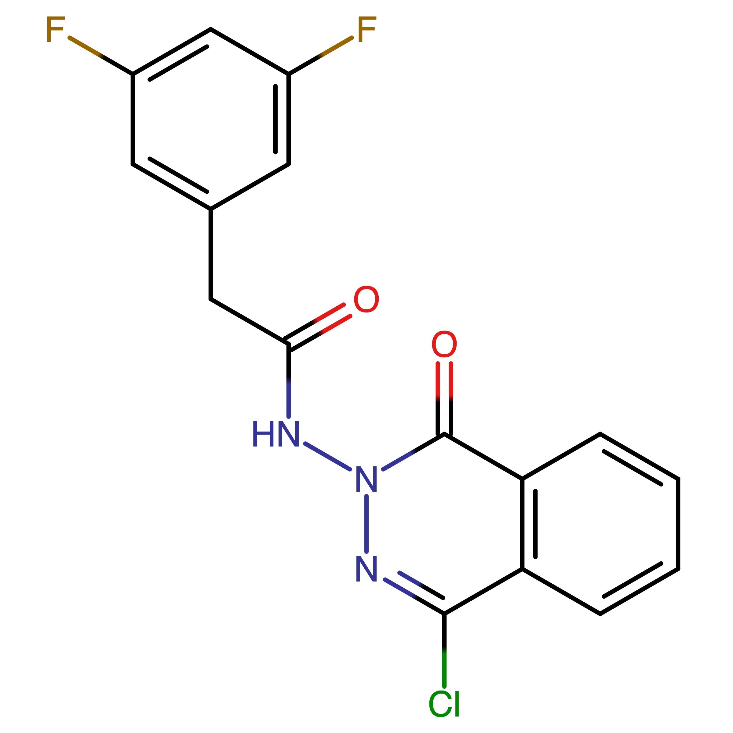 CAS 1309191-88-5 | N-(4-Chloro-1-oxophthalazin-2(1H)-yl)-2-(3,5-difluorophenyl)acetamide
