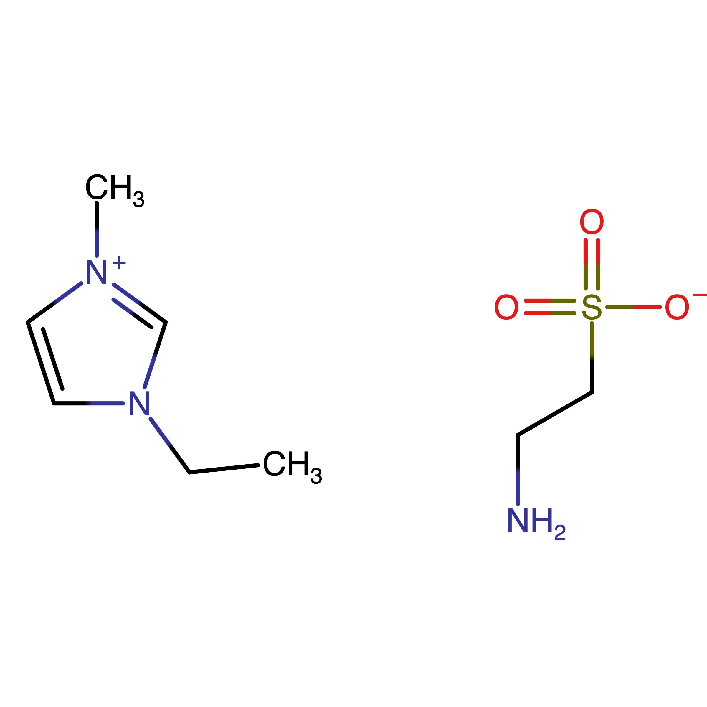 CAS 1393375-61-5 | 1-Ethyl-3-methyl-1H-imidazol-3-ium 2-aminoethane-1-sulfonate