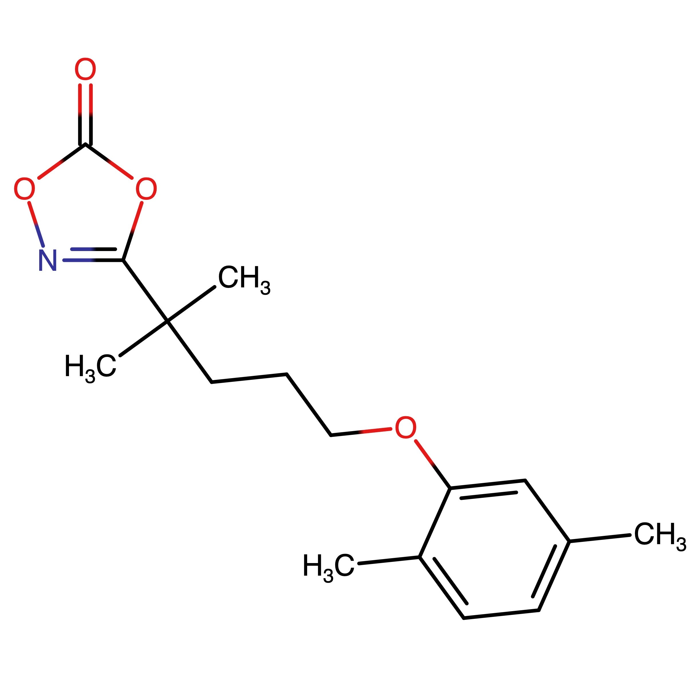 CAS 2708184-40-9 | 3-(5-(2,5-Dimethylphenoxy)-2-methylpentan-2-yl)-1,4,2-dioxazol-5-one