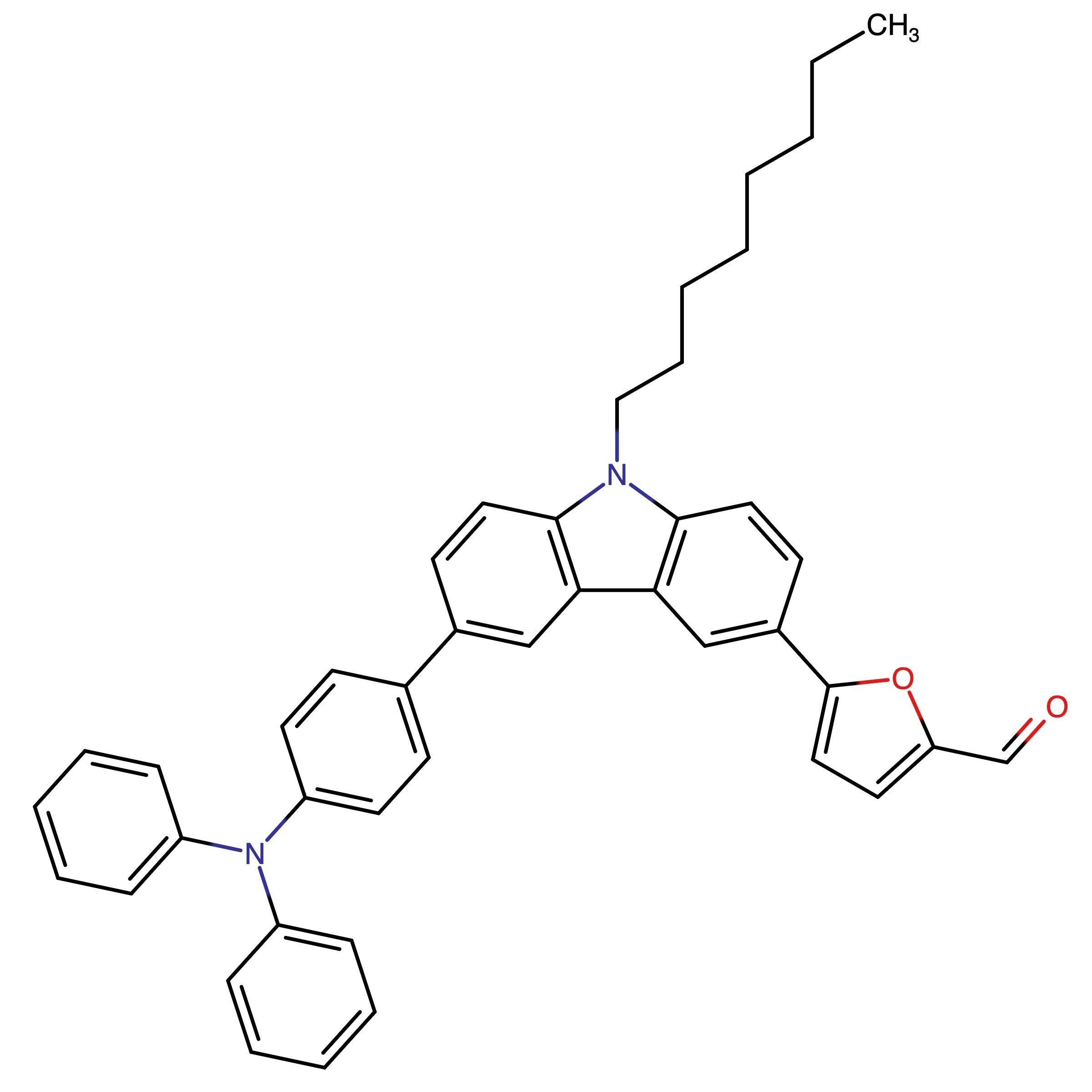 CAS 1564289-08-2 | 5-(6-(4-(Diphenylamino)phenyl)-9-octyl-9H-carbazol-3-yl)furan-2-carbaldehyde