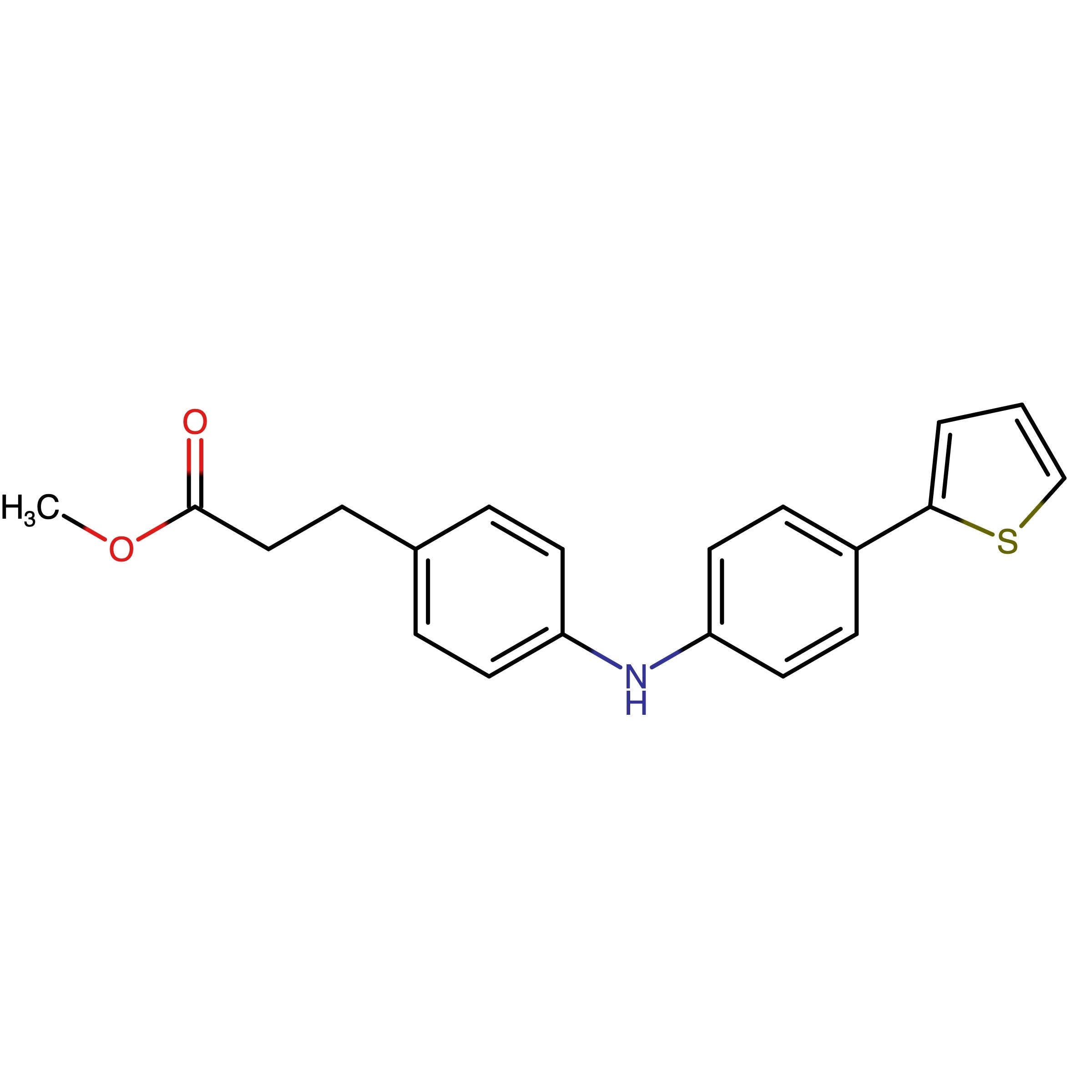 CAS 917483-40-0 | Methyl 3-(4-((4-(thiophen-2-yl)phenyl)amino)phenyl)propanoate