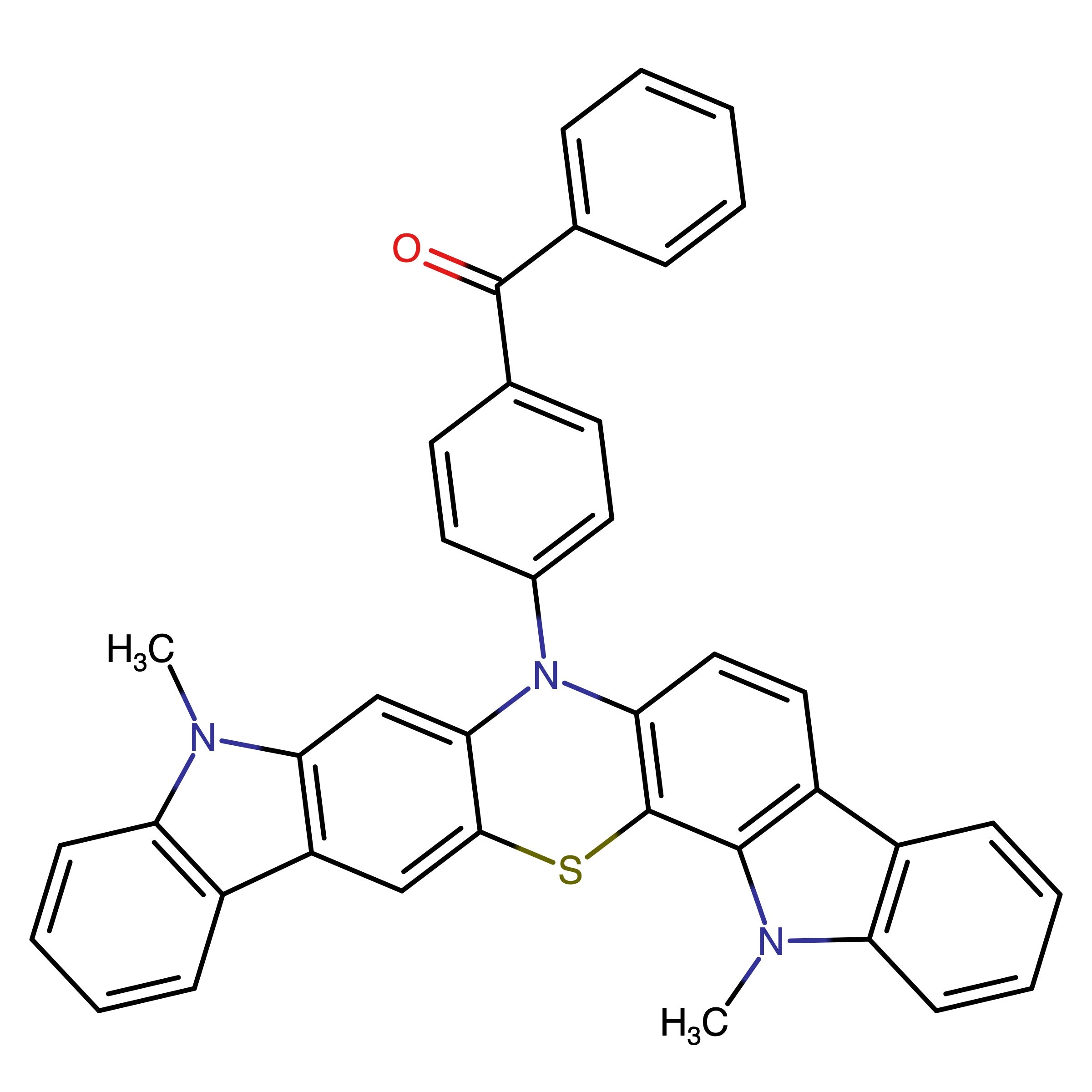 CAS 3047412-79-0 | (4-(9,16-Dimethyl-9H-diindolo[2,3-b:2',3'-h]phenothiazin-7(16H)-yl)phenyl)(phenyl)methanone