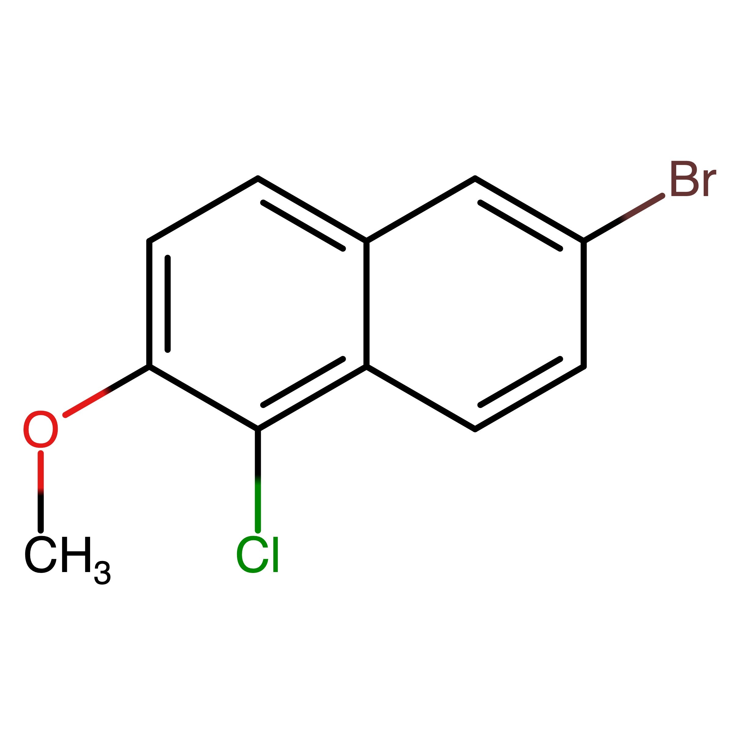 CAS 92455-04-4 | 6-Bromo-1-chloro-2-methoxynaphthalene