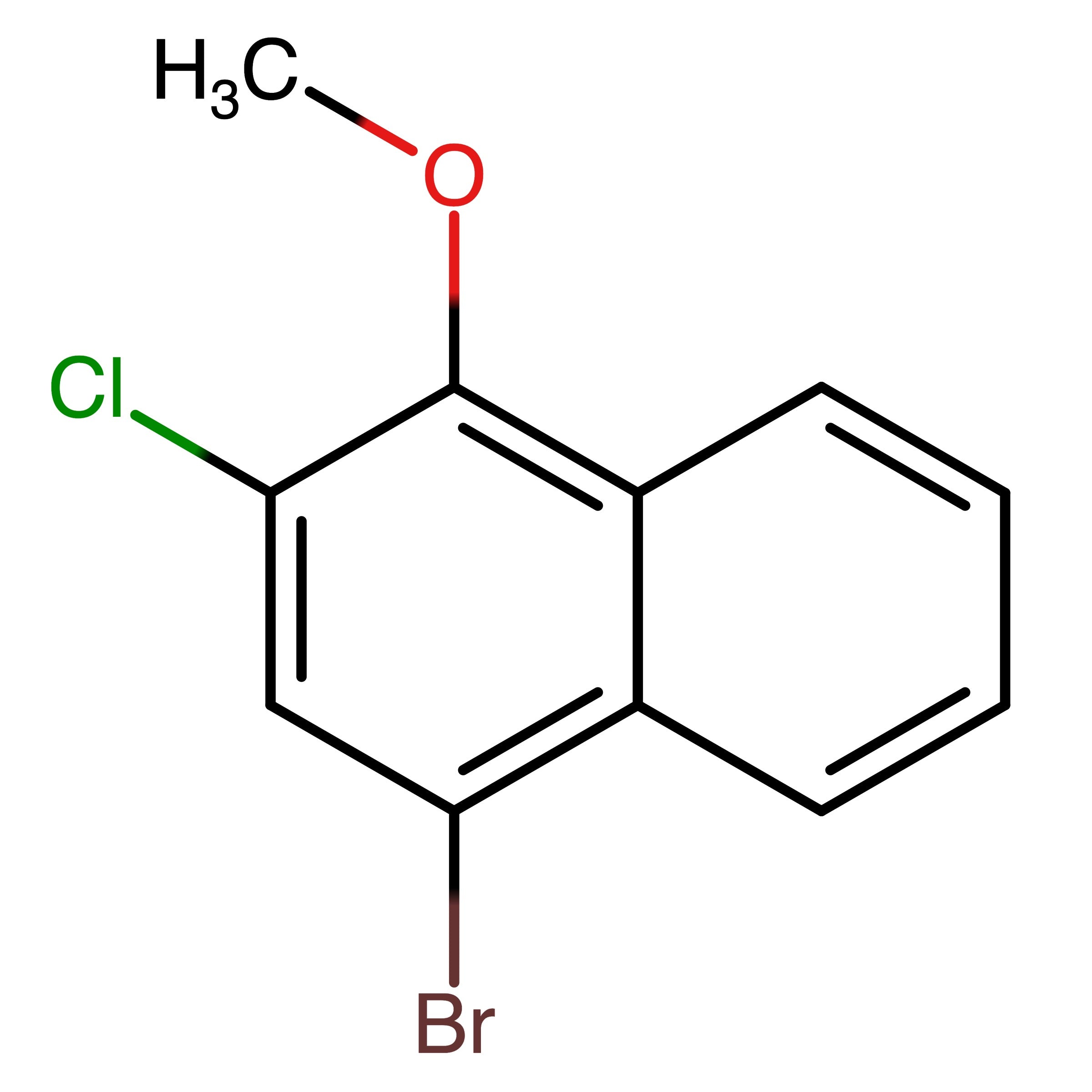 CAS 860394-99-6 | 4-Bromo-2-chloro-1-methoxynaphthalene