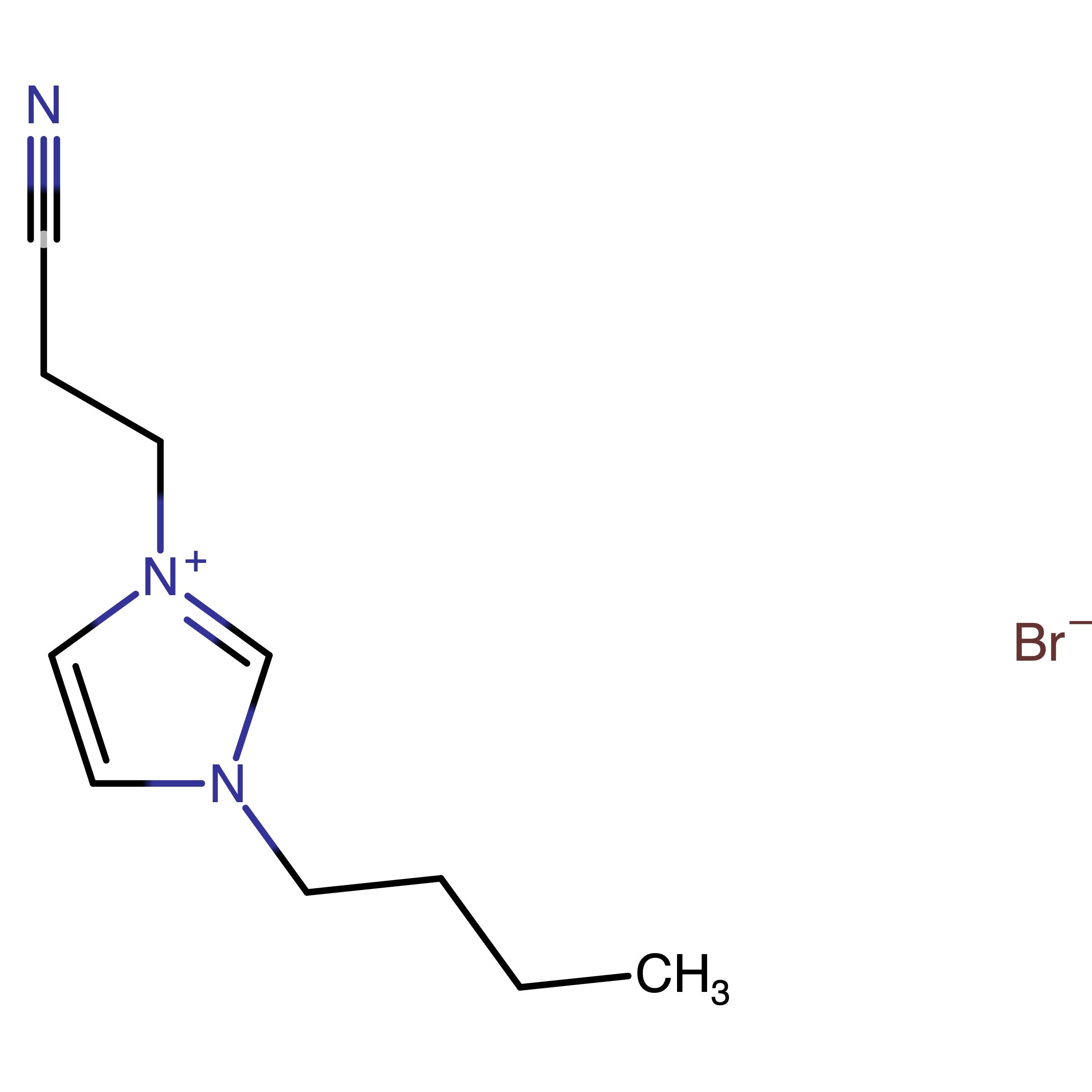 CAS 927690-61-7 | 1-Butyl-3-(2-carbonitrilethyl)-1H-imidazol-3-ium bromide