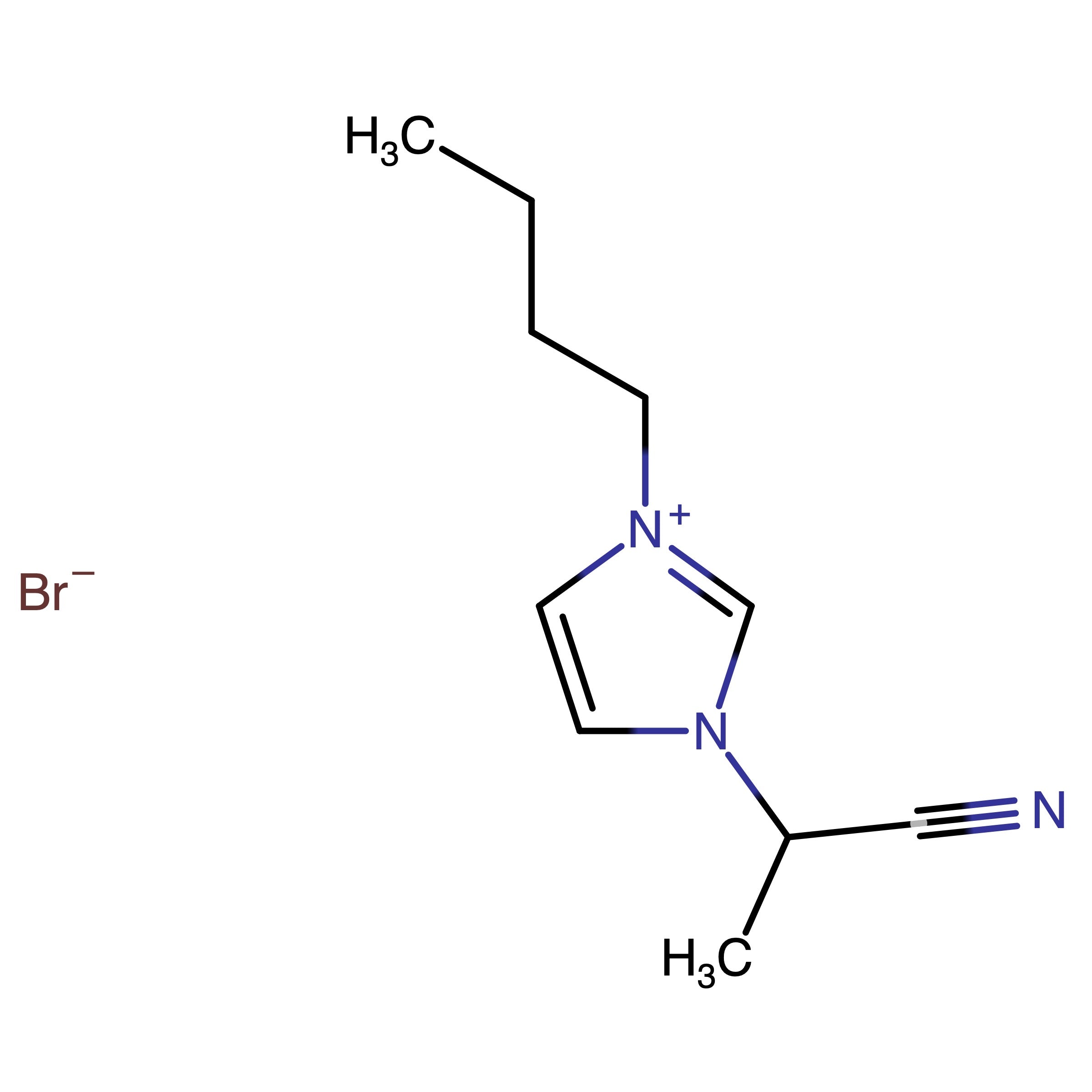 CAS 1318260-12-6 | 3-Butyl-1-(1-carbonitrilethyl)-1H-imidazol-3-ium bromide