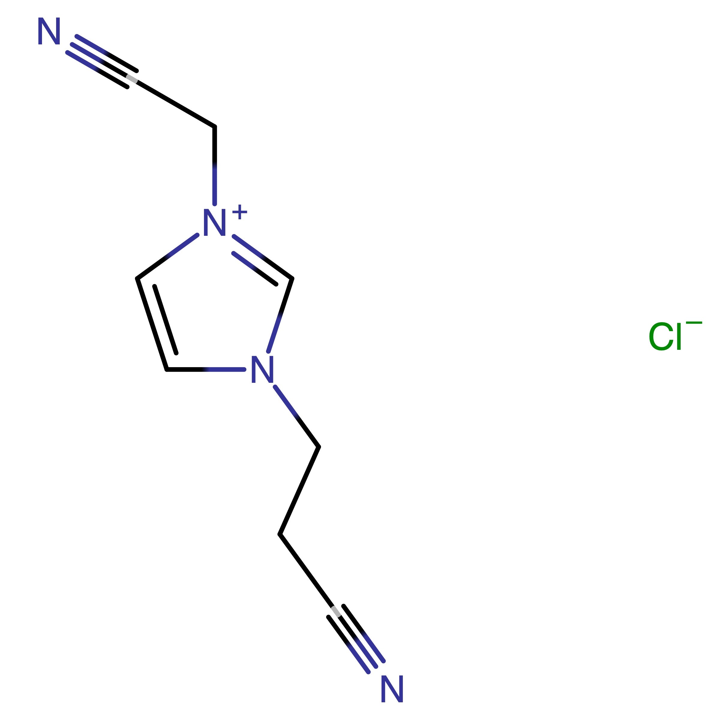 CAS 1233686-46-8 | 1-(2-Carbonitrilethyl)-3-(carbonitrilmethyl)-1H-imidazol-3-ium chloride