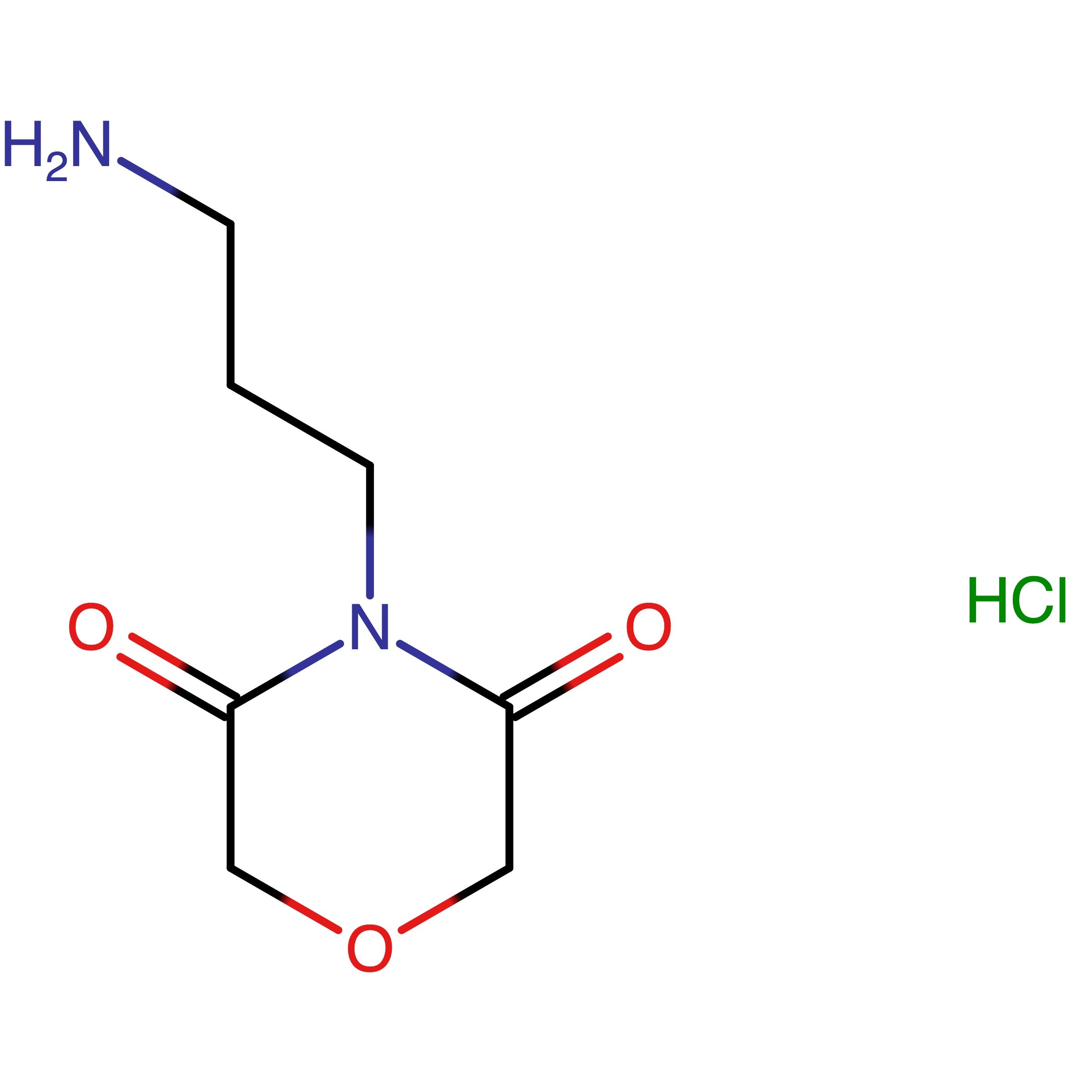 CAS 637015-67-9 | 4-(3-Aminopropyl)morpholine-3,5-dione hydrochloride