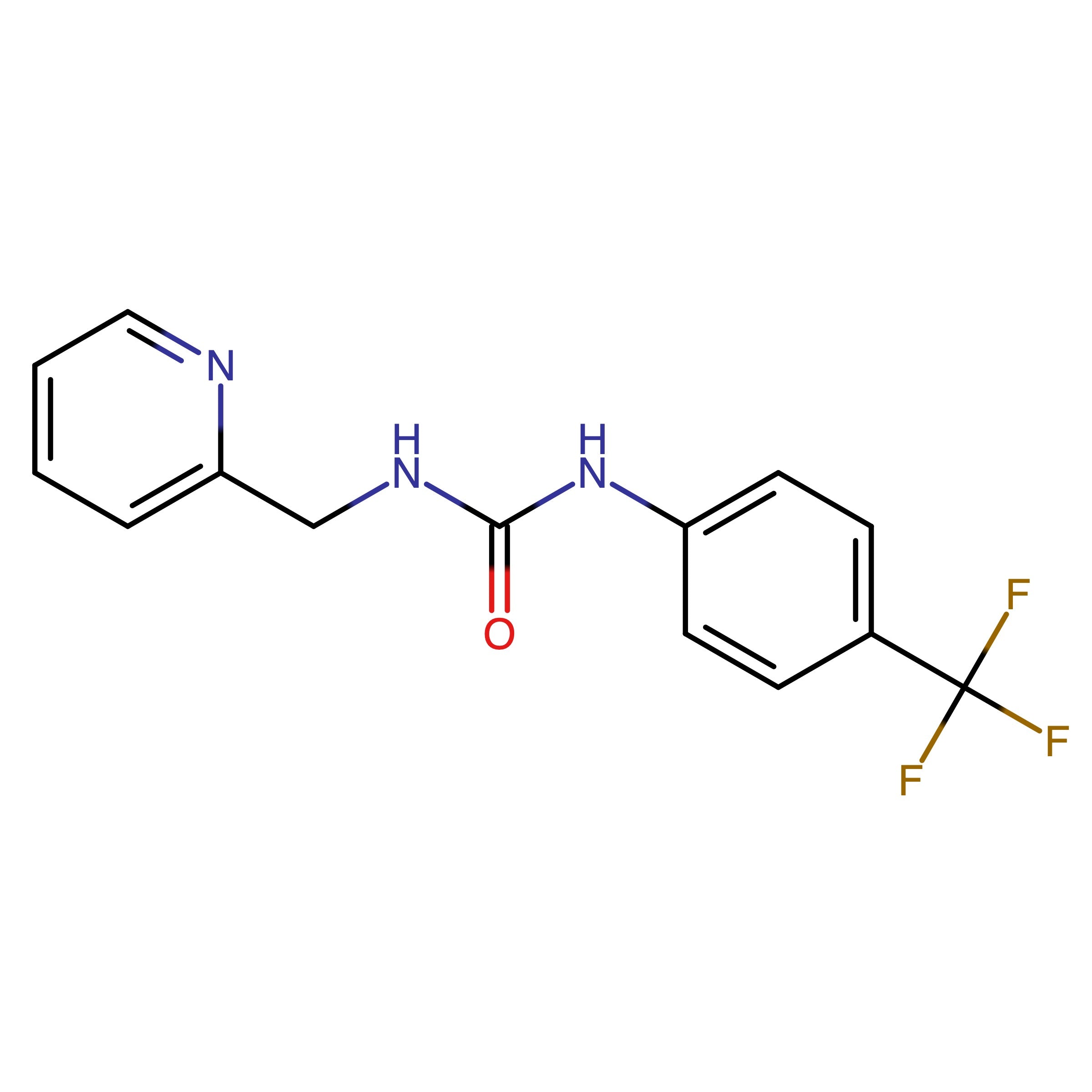 CAS 222017-96-1 | 1-(Pyridin-2-ylmethyl)-3-(4-(trifluoromethyl)phenyl)urea