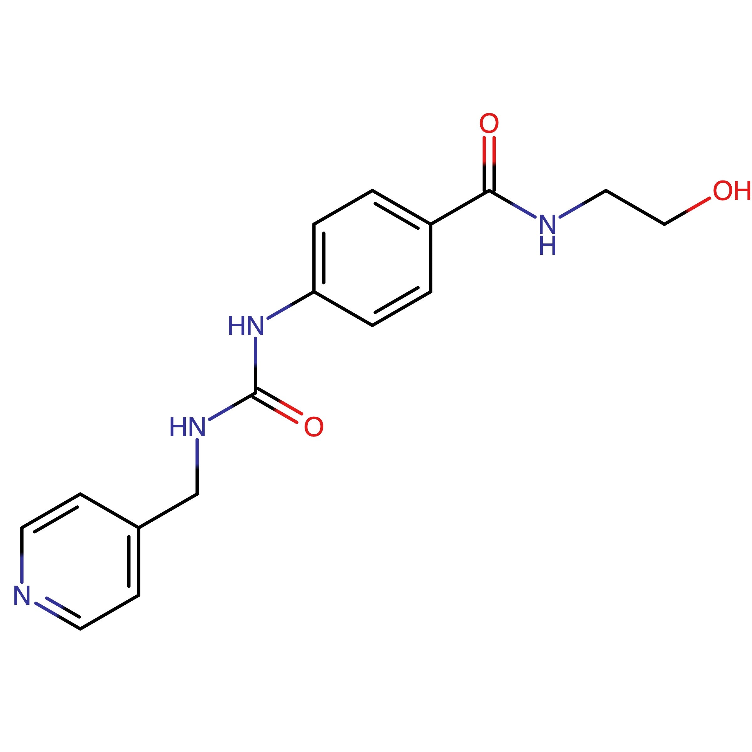 CAS 2237266-61-2 | N-(2-Hydroxyethyl)-4-(3-(pyridin-4-ylmethyl)ureido)benzamide