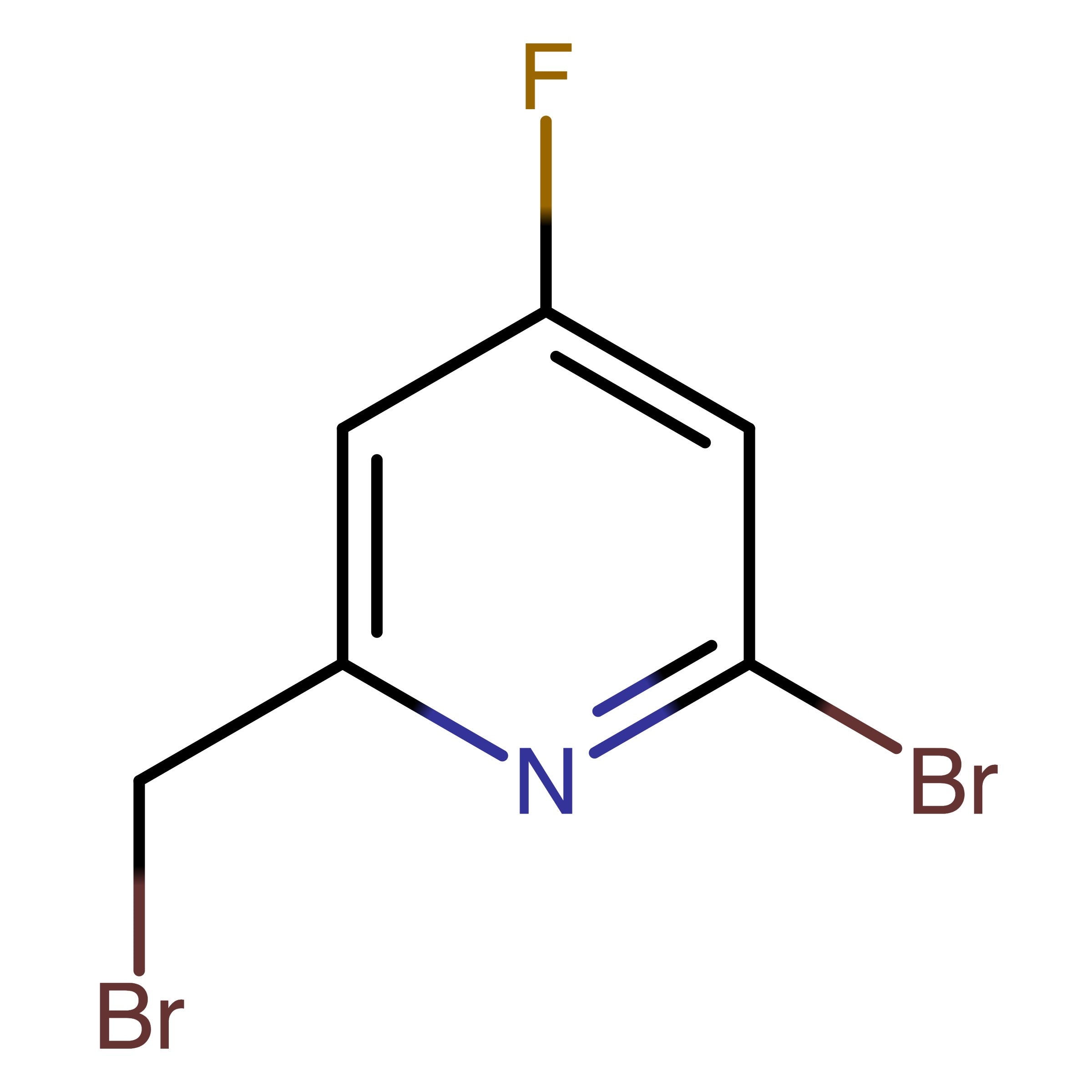 CAS 1804381-30-3 | 2-Bromo-6-(bromomethyl)-4-fluoropyridine