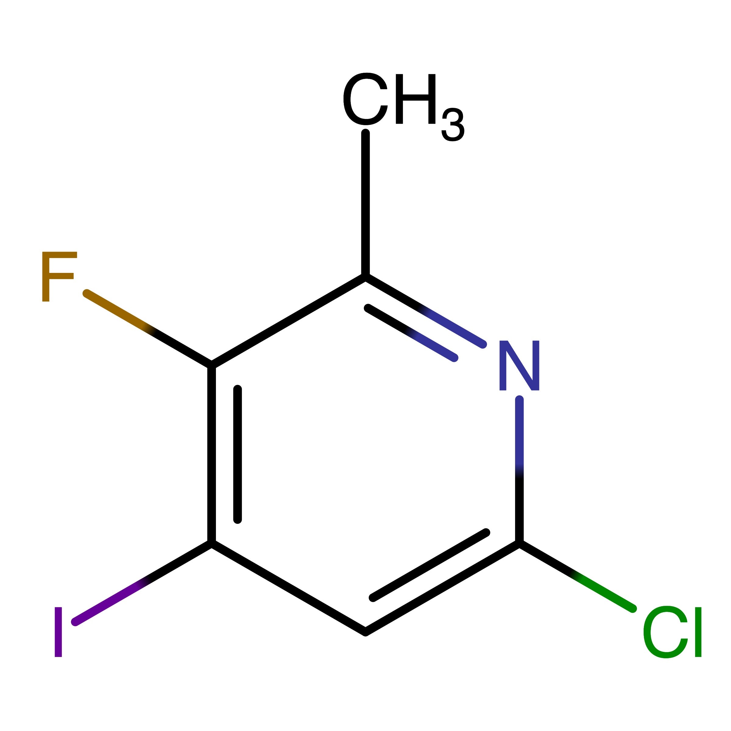CAS 2677803-52-8 | 6-Chloro-3-fluoro-4-iodo-2-methylpyridine
