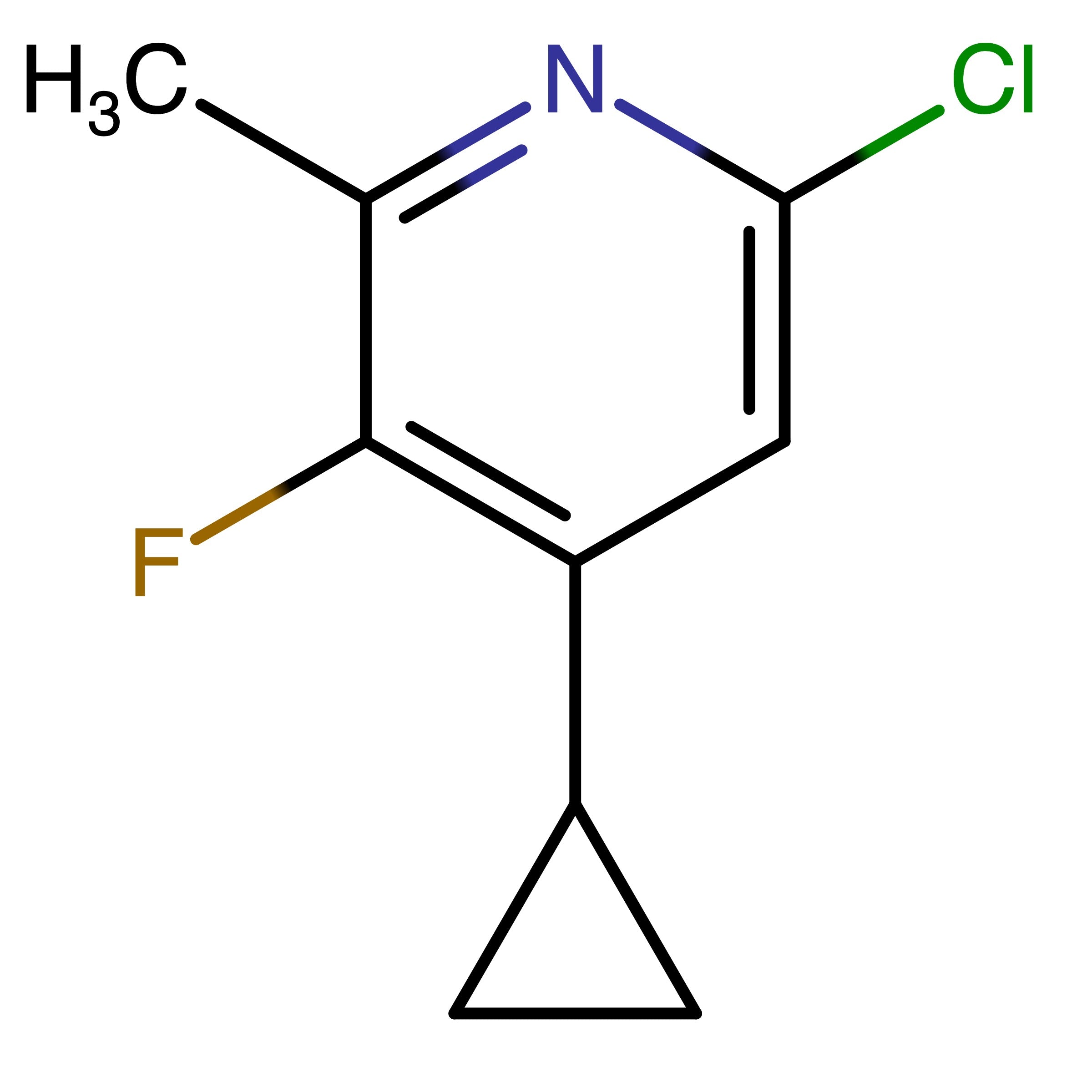CAS 1821293-65-5 | 6-Chloro-4-cyclopropyl-3-fluoro-2-methylpyridine