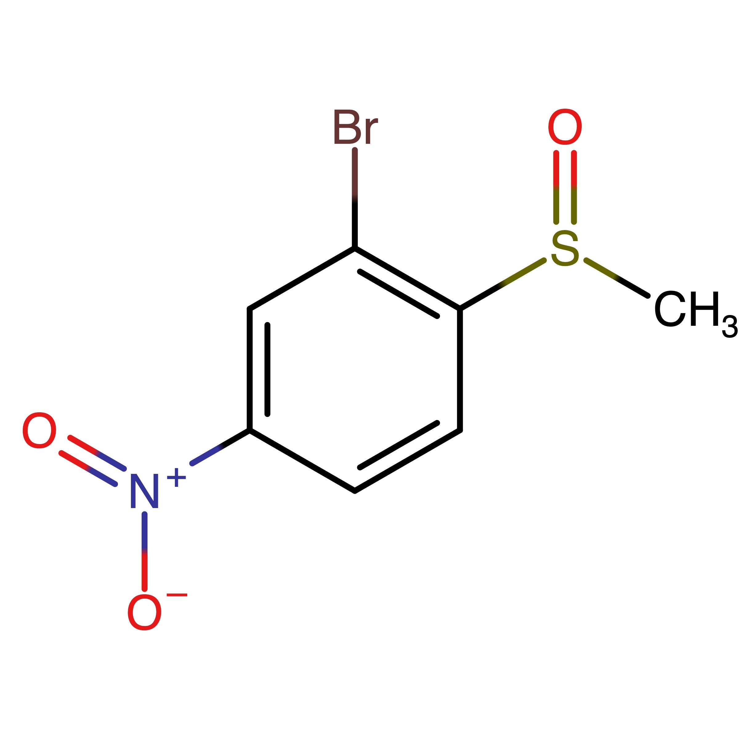 CAS 942410-40-4 | 2-Bromo-1-(methylsulfinyl)-4-nitrobenzene