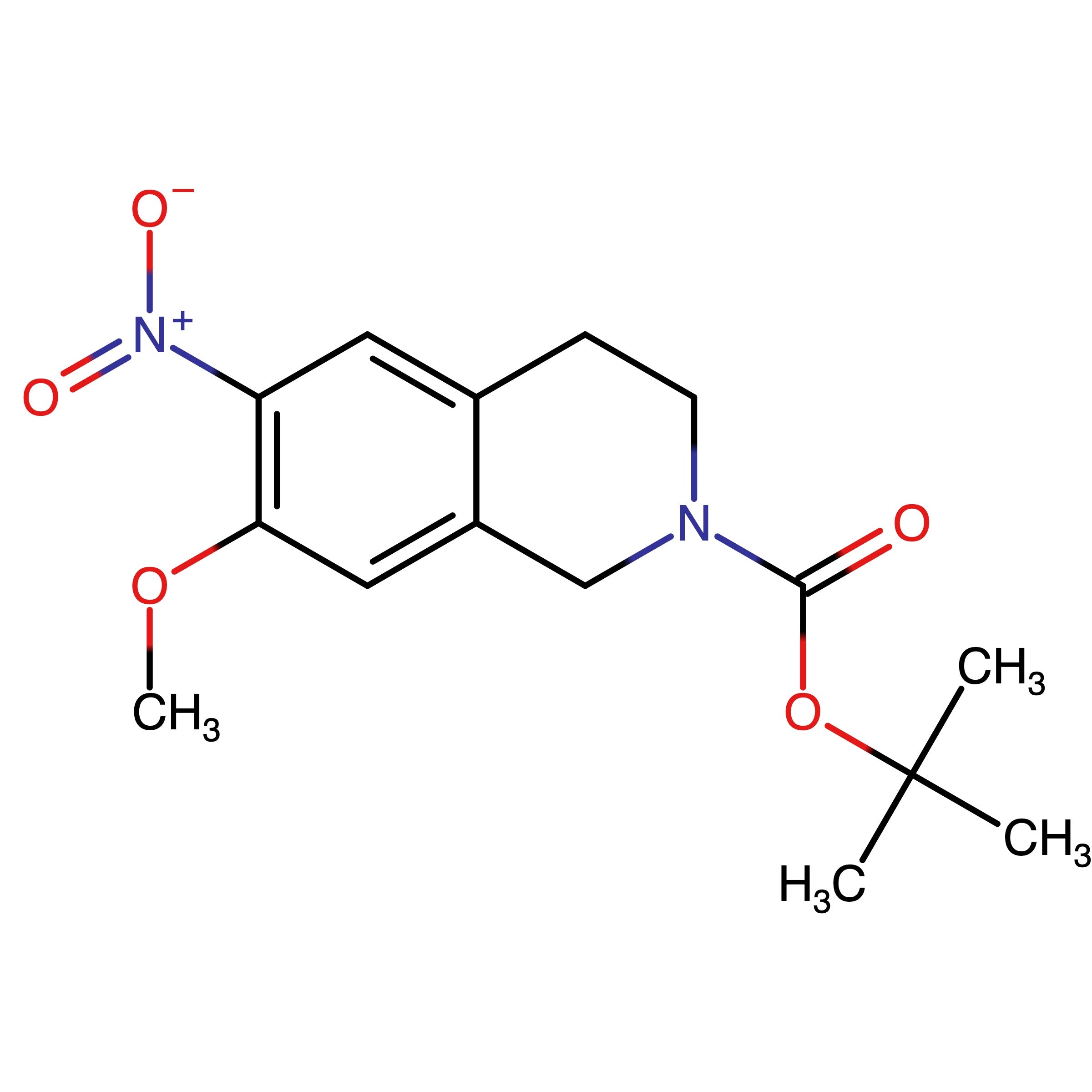 CAS 1390657-68-7 | tert-Butyl 7-methoxy-6-nitro-3,4-dihydroisoquinoline-2(1H)-carboxylate