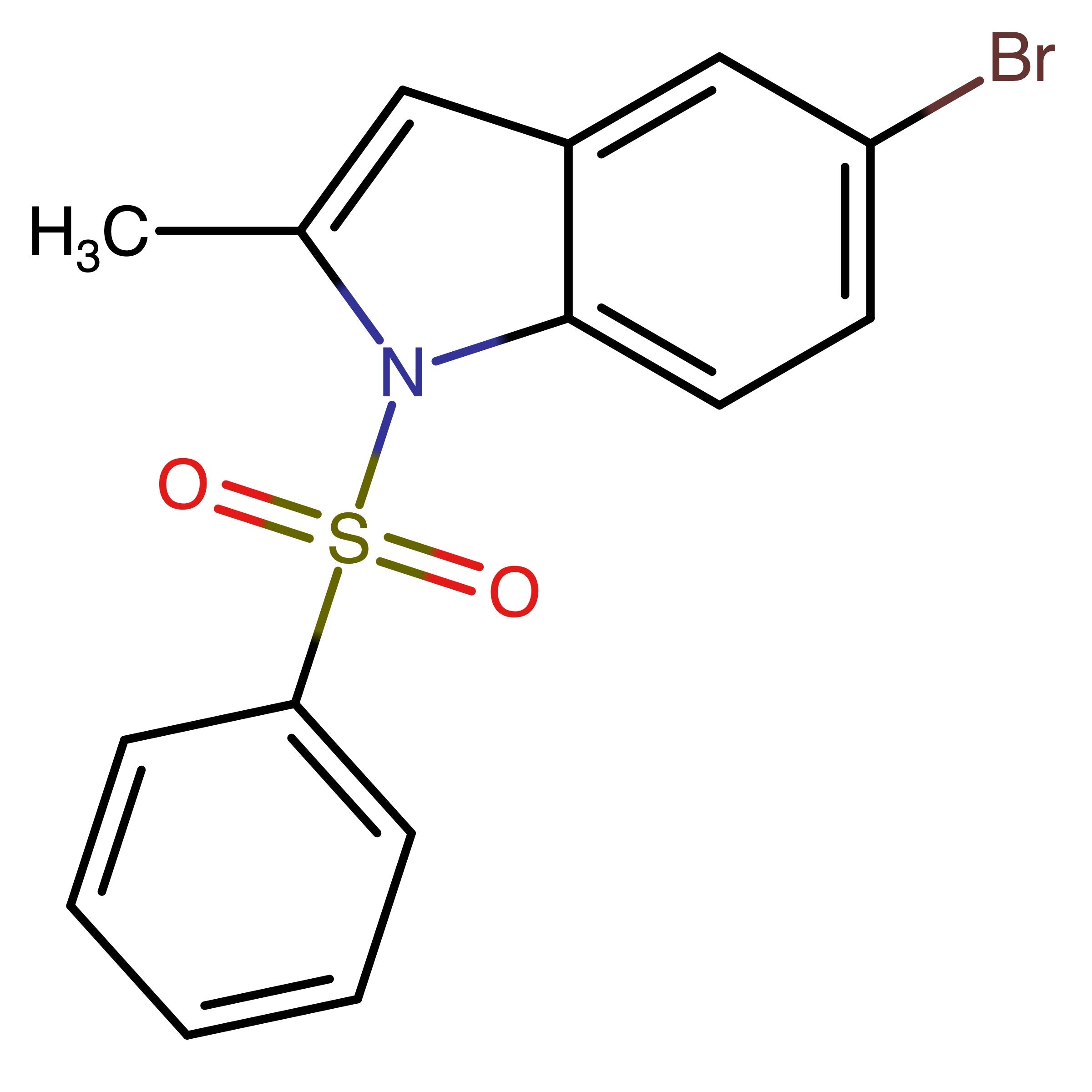 CAS 181299-26-3 | 5-Bromo-2-methyl-1-(phenylsulfonyl)-1H-indole