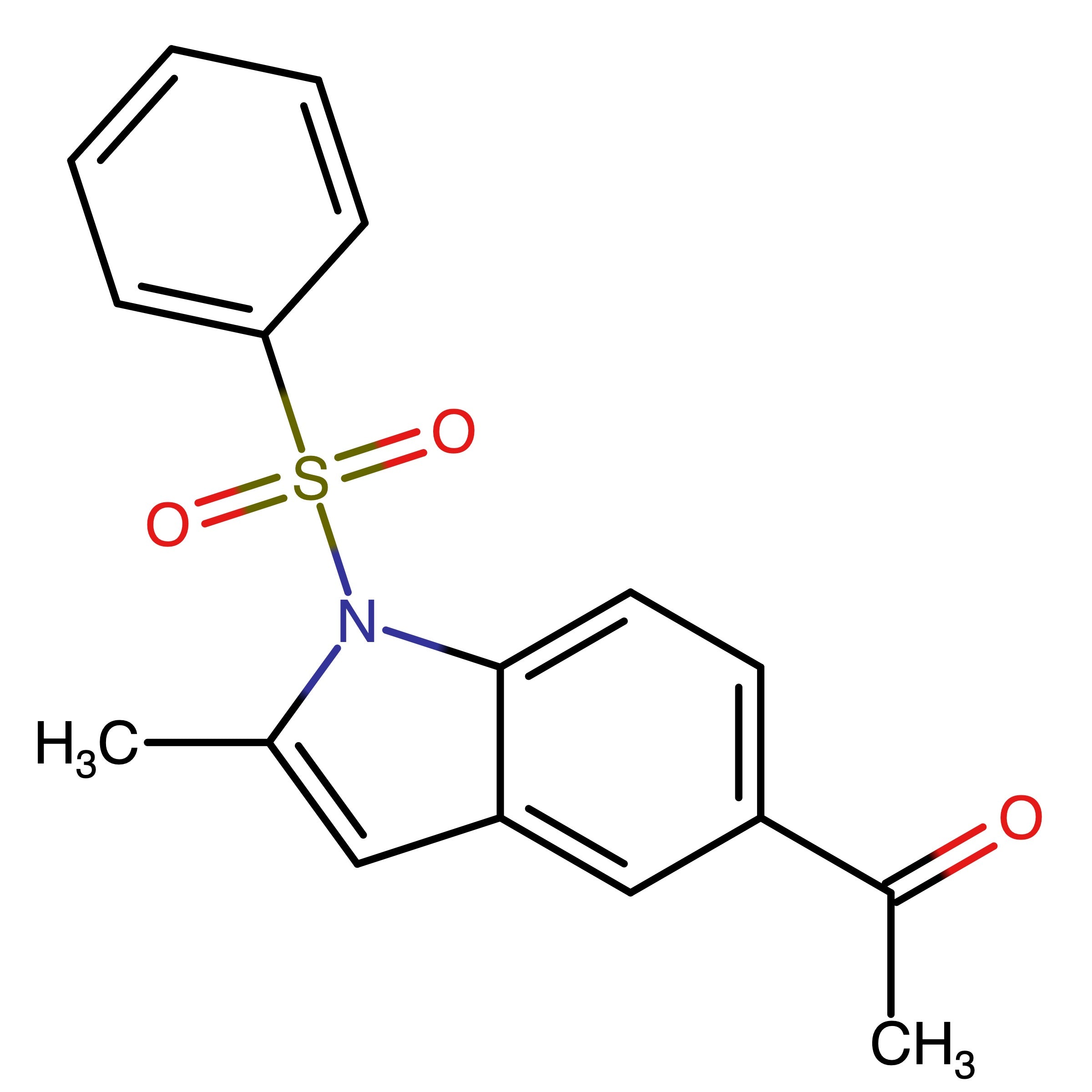 CAS 181299-27-4 | 1-(2-Methyl-1-(phenylsulfonyl)-1H-indol-5-yl)ethan-1-one