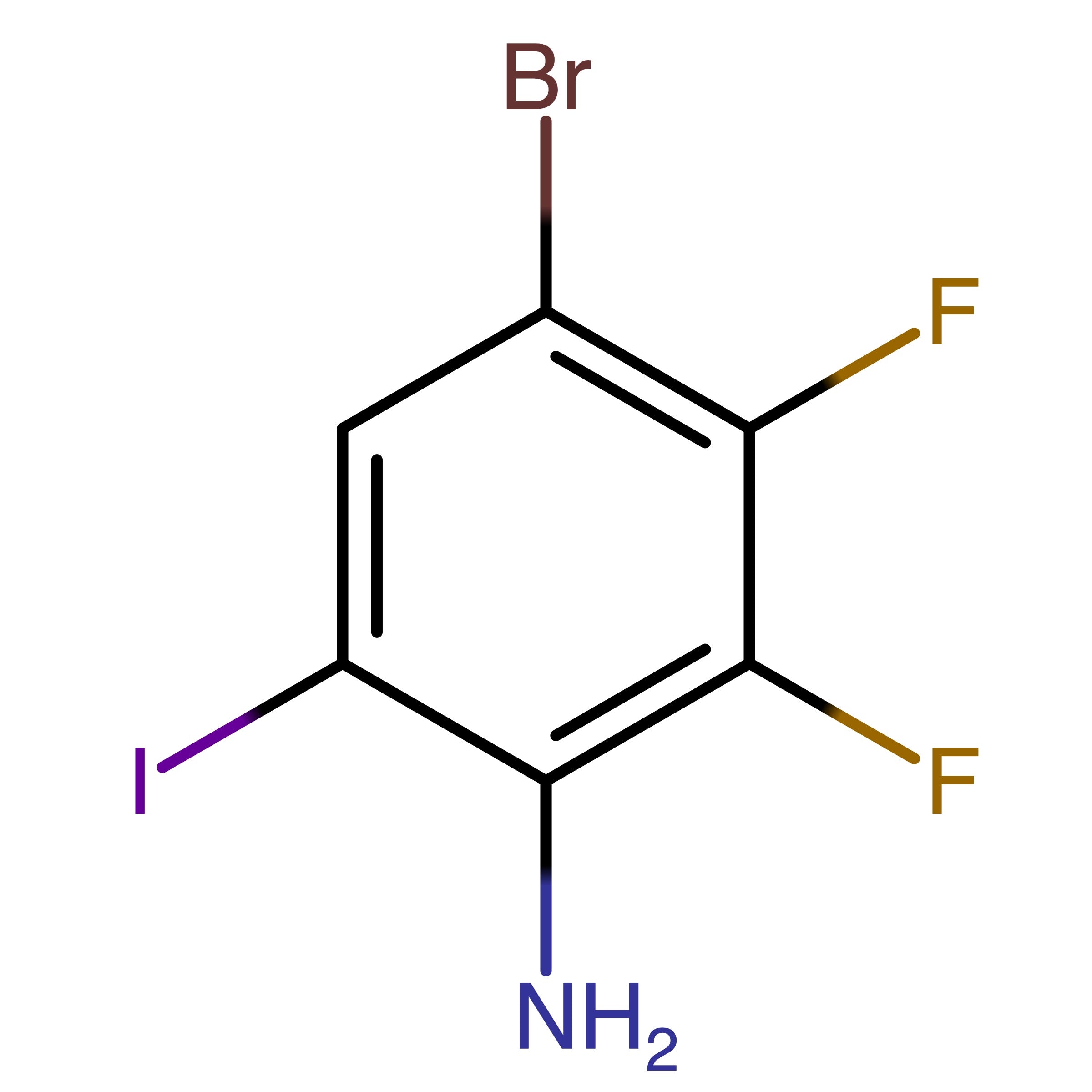 CAS 1589004-82-9 | 4-Bromo-2,3-difluoro-6-iodoaniline