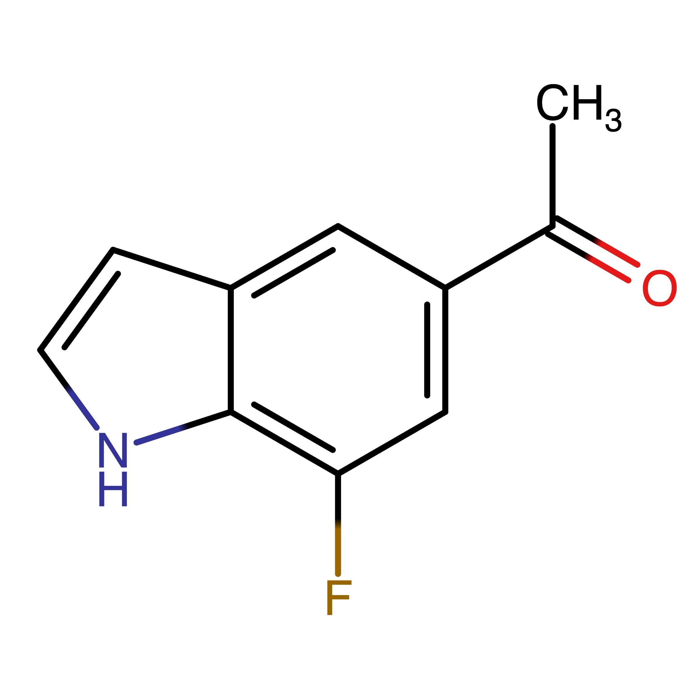 CAS 1221684-43-0 | 1-(7-Fluoro-1H-indol-5-yl)ethan-1-one