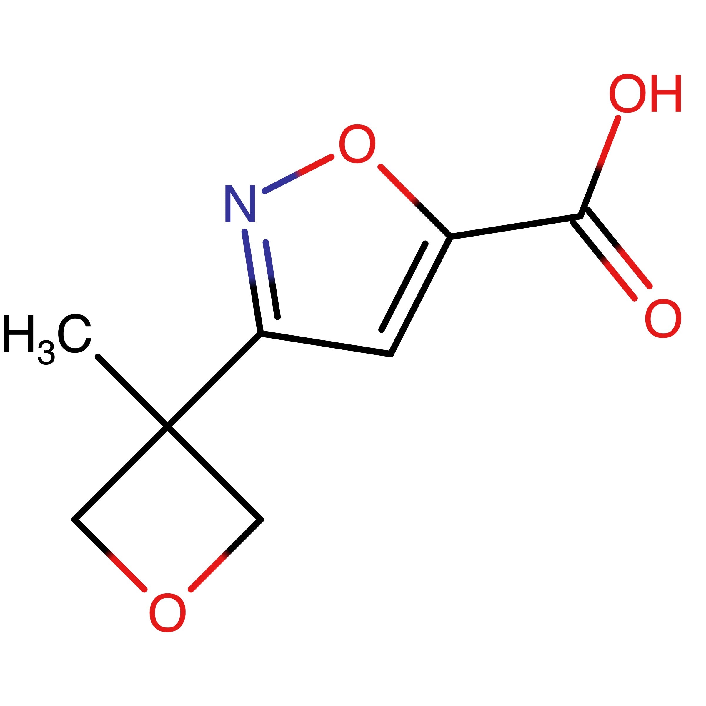 CAS 1589005-43-5 | 3-(3-Methyloxetan-3-yl)isoxazole-5-carboxylic acid