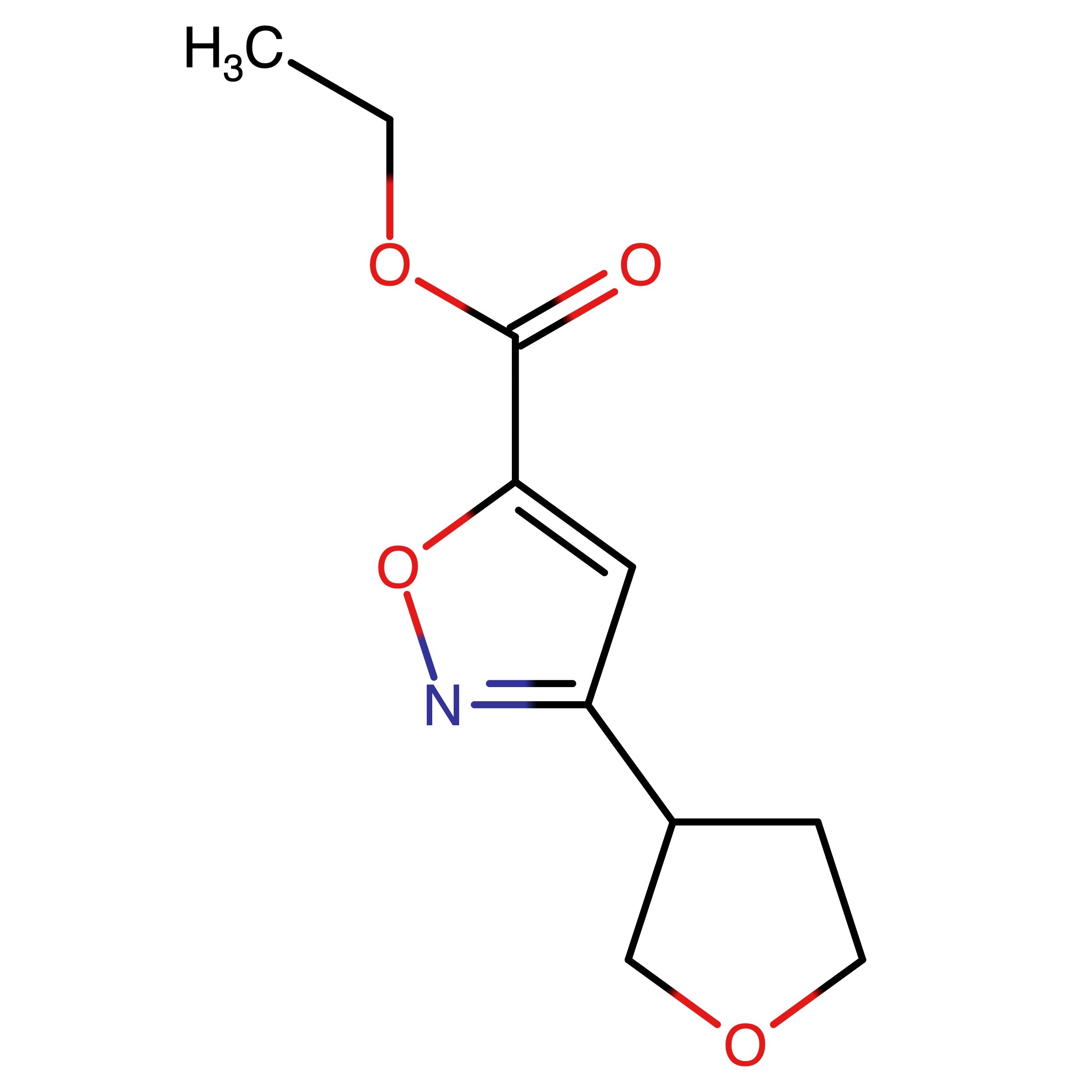 CAS 1589005-45-7 | Ethyl 3-(tetrahydrofuran-3-yl)isoxazole-5-carboxylate