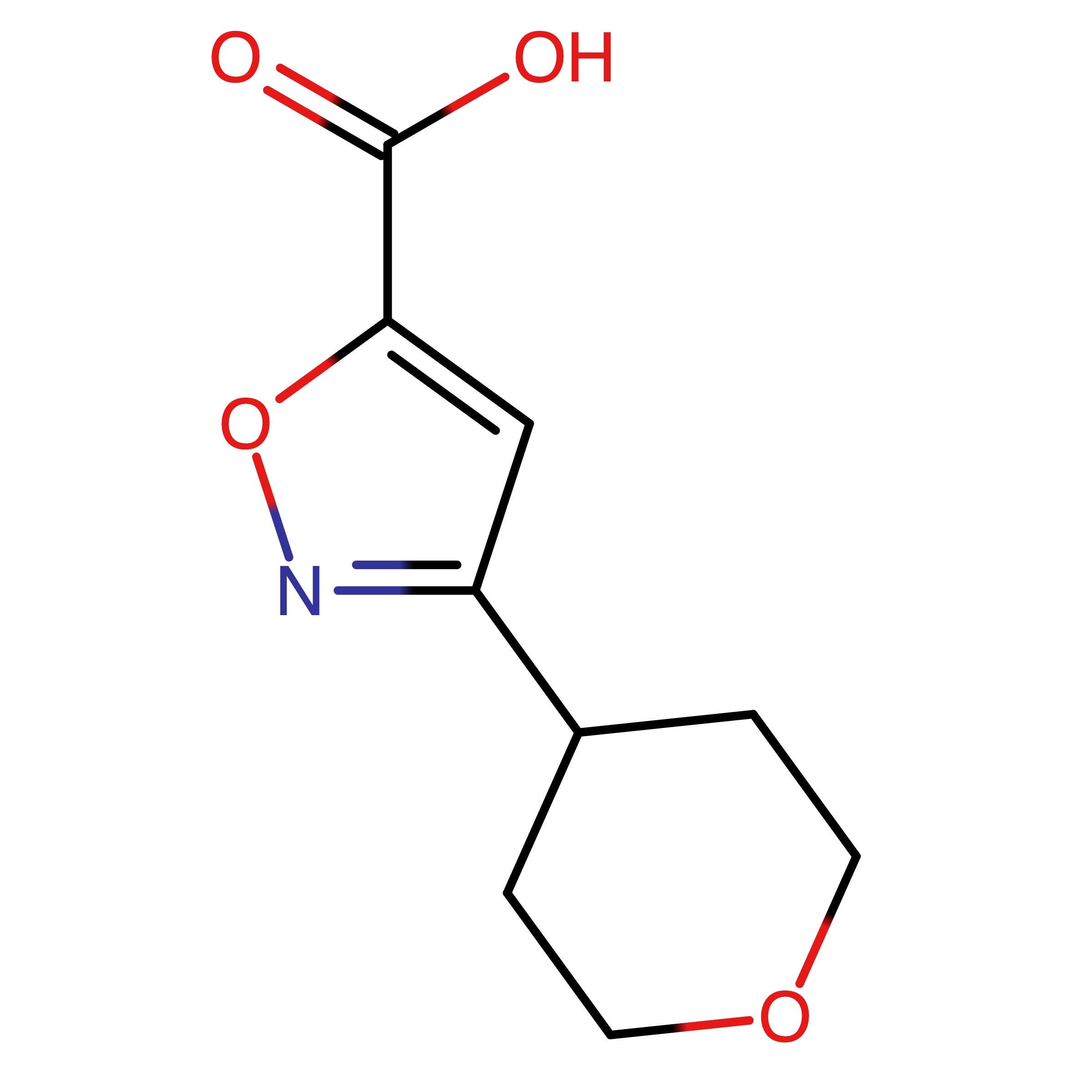 CAS 1247496-56-5 | 3-(Tetrahydro-2H-pyran-4-yl)isoxazole-5-carboxylic acid