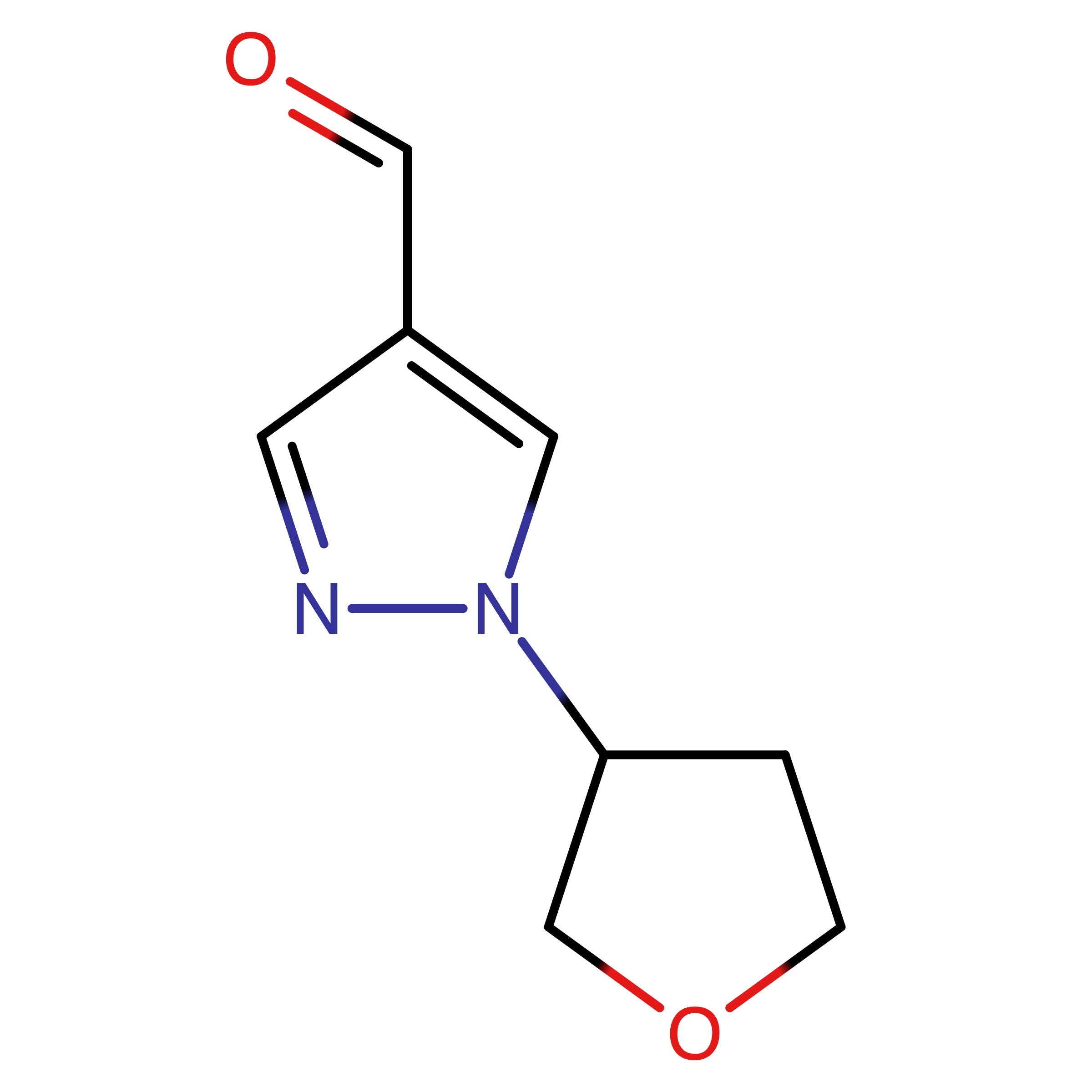 CAS 1340183-24-5 | 1-(Tetrahydrofuran-3-yl)-1H-pyrazole-4-carbaldehyde