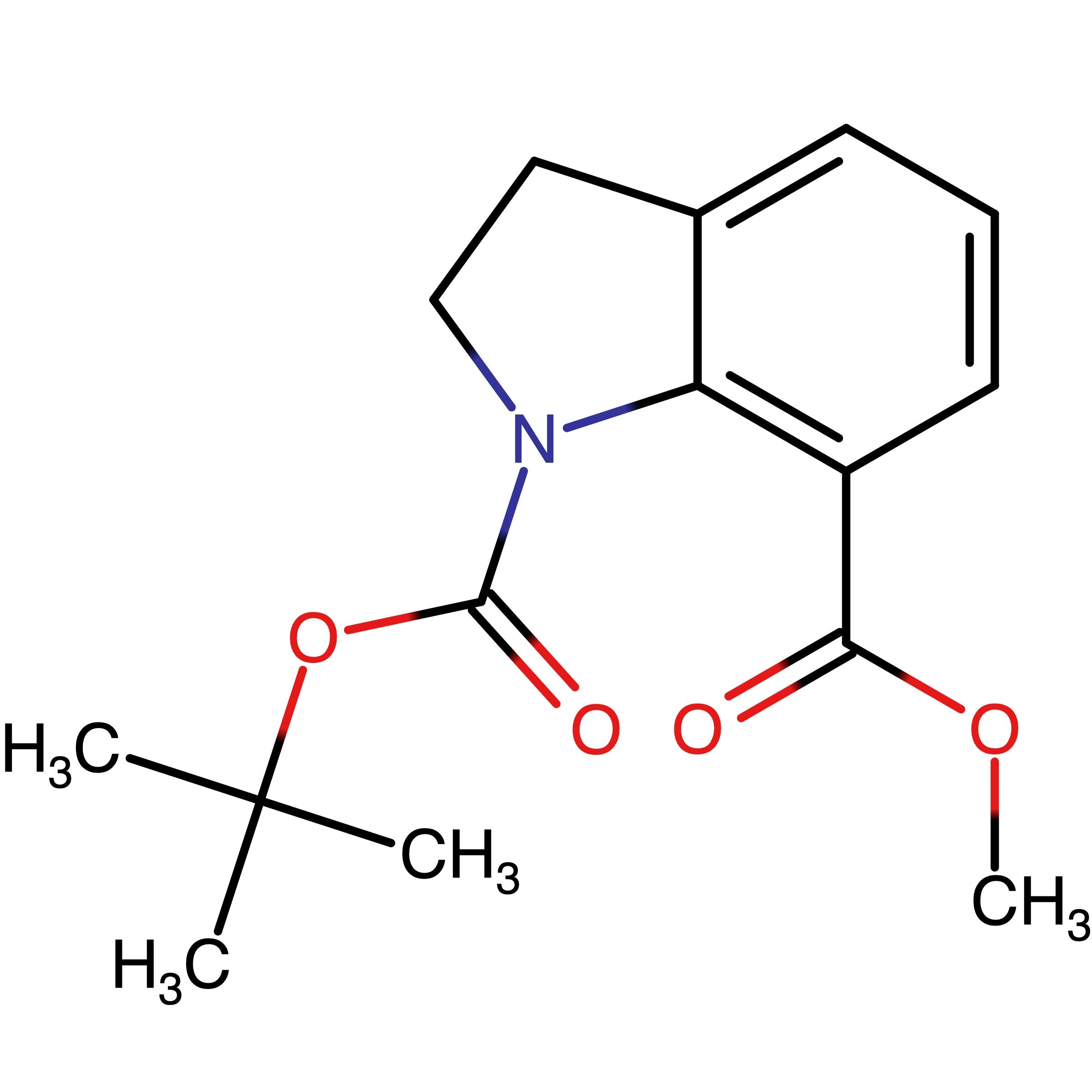 CAS 197460-40-5 | 1-(tert-Butyl) 7-methyl indoline-1,7-dicarboxylate