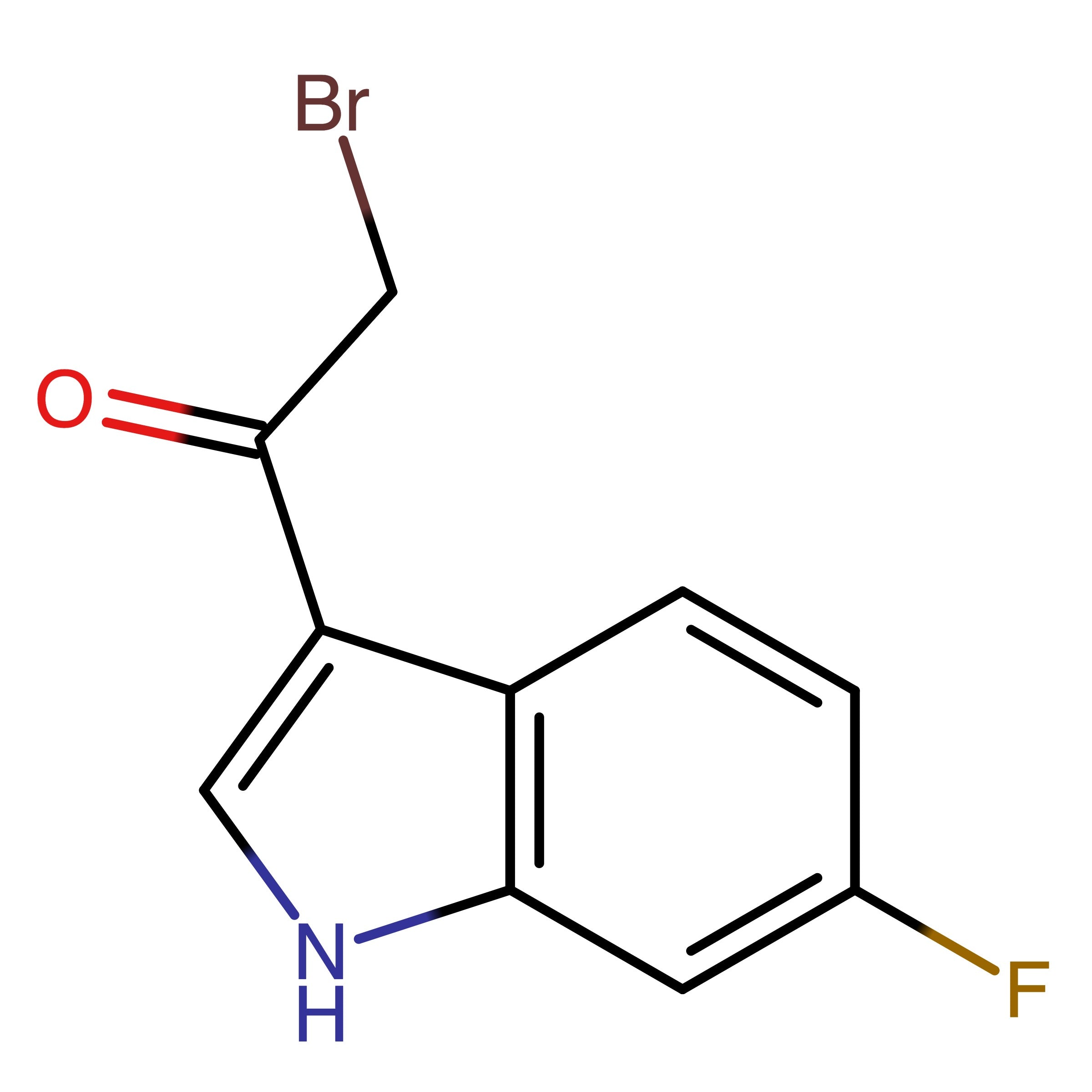 CAS 1094718-82-7 | 2-Bromo-1-(6-fluoro-1H-indol-3-yl)ethan-1-one