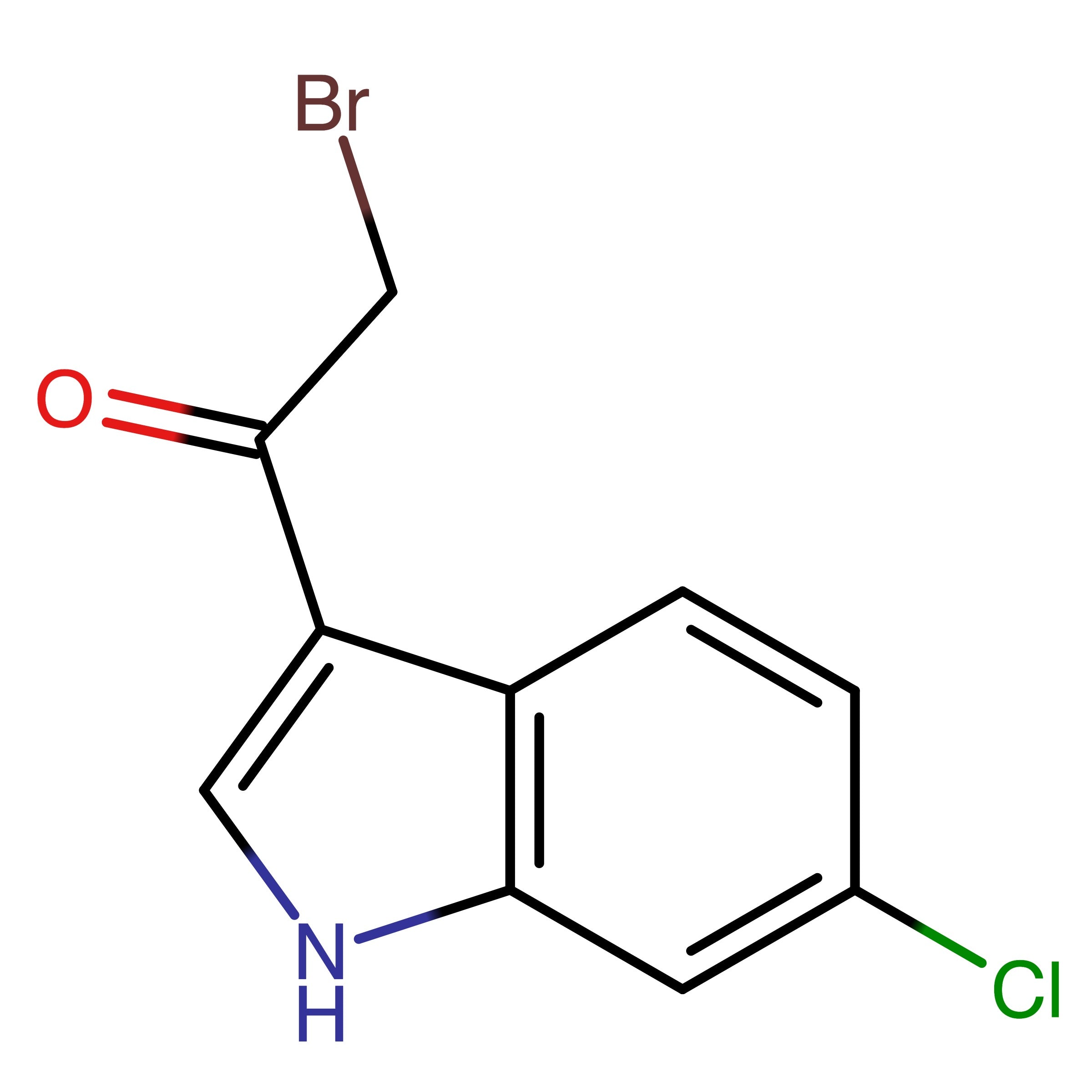 CAS 1094678-99-5 | 2-Bromo-1-(6-chloro-1H-indol-3-yl)ethan-1-one