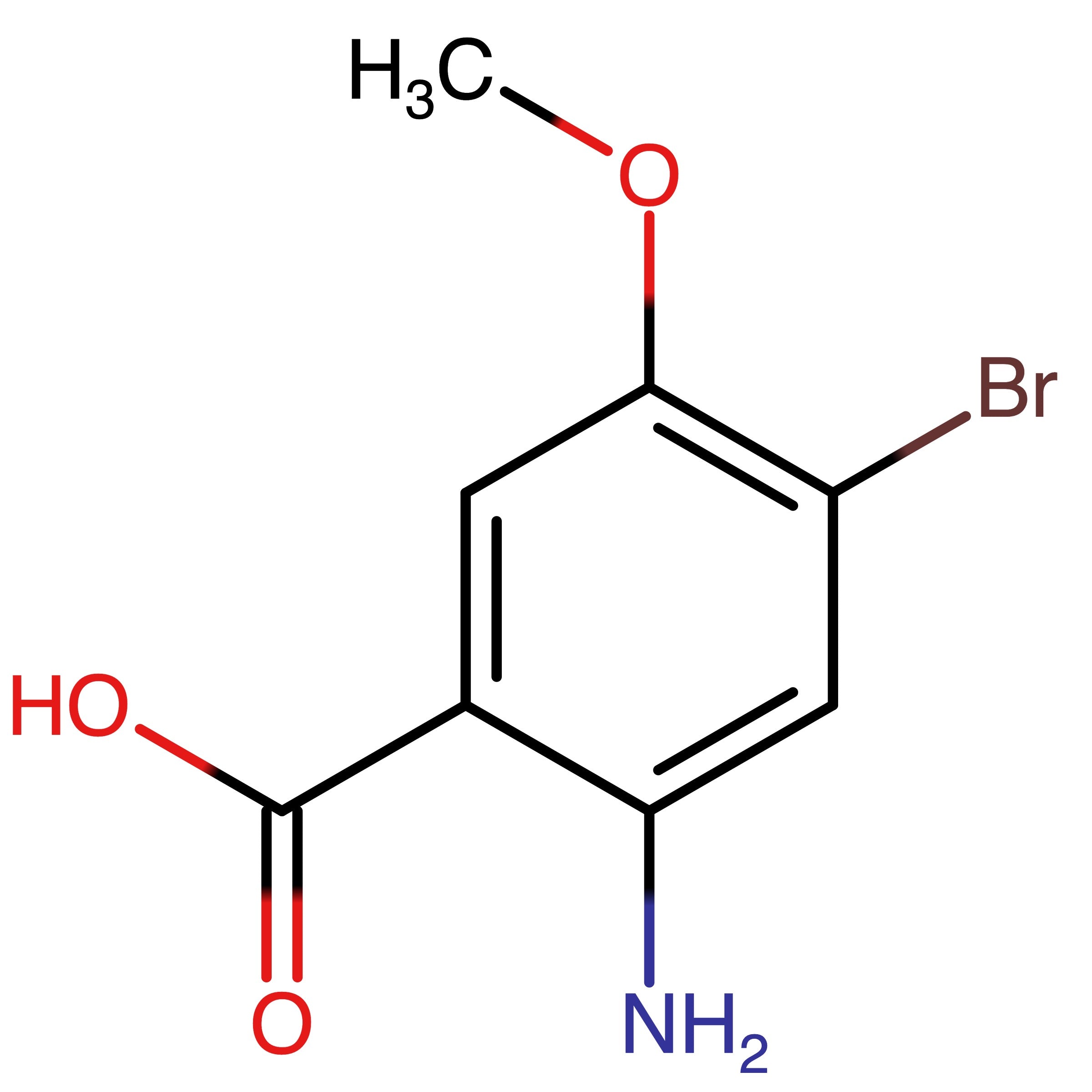 CAS 1623120-79-5 | 2-Amino-4-bromo-5-methoxybenzoic acid
