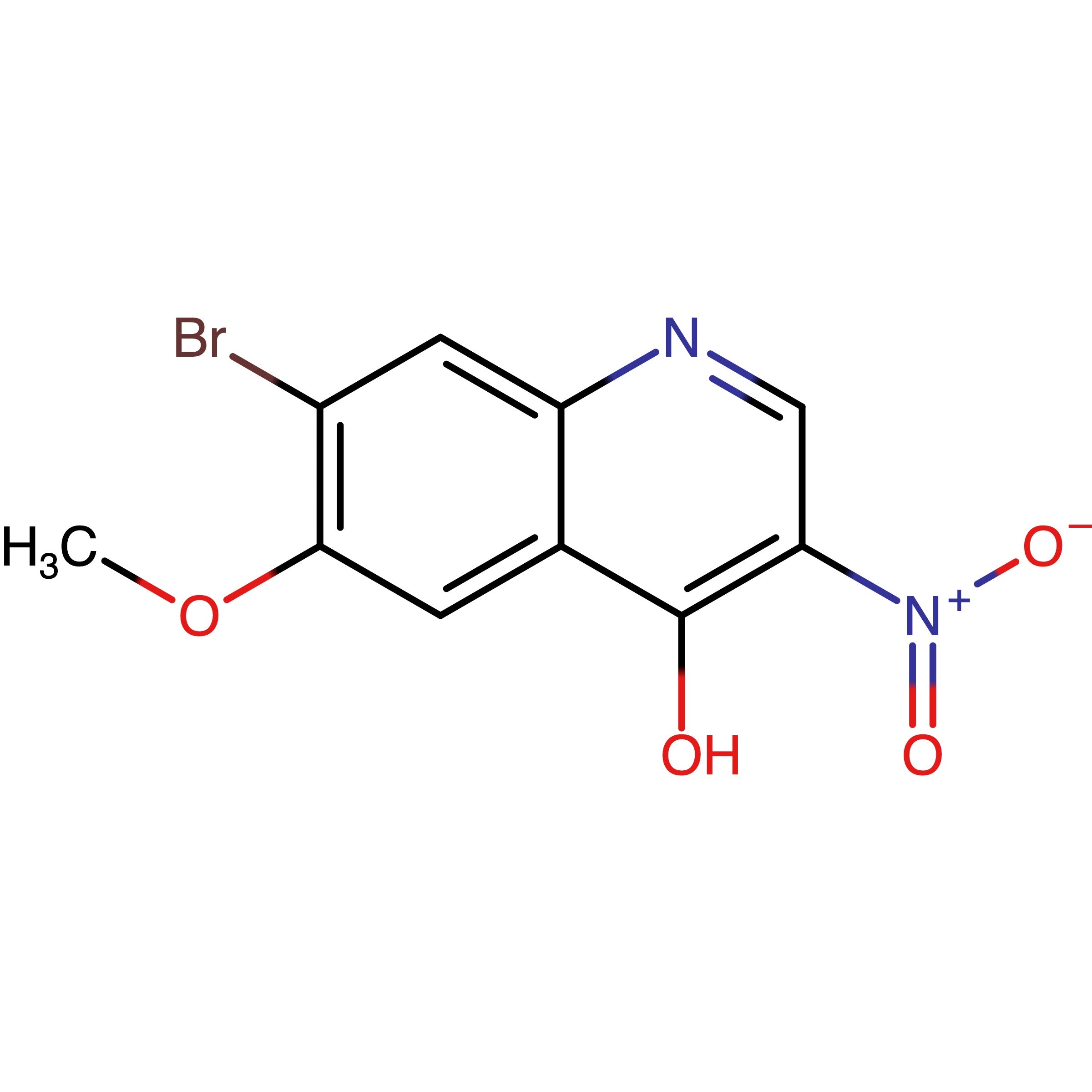 CAS 1623120-81-9 | 7-Bromo-6-methoxy-3-nitroquinolin-4-ol