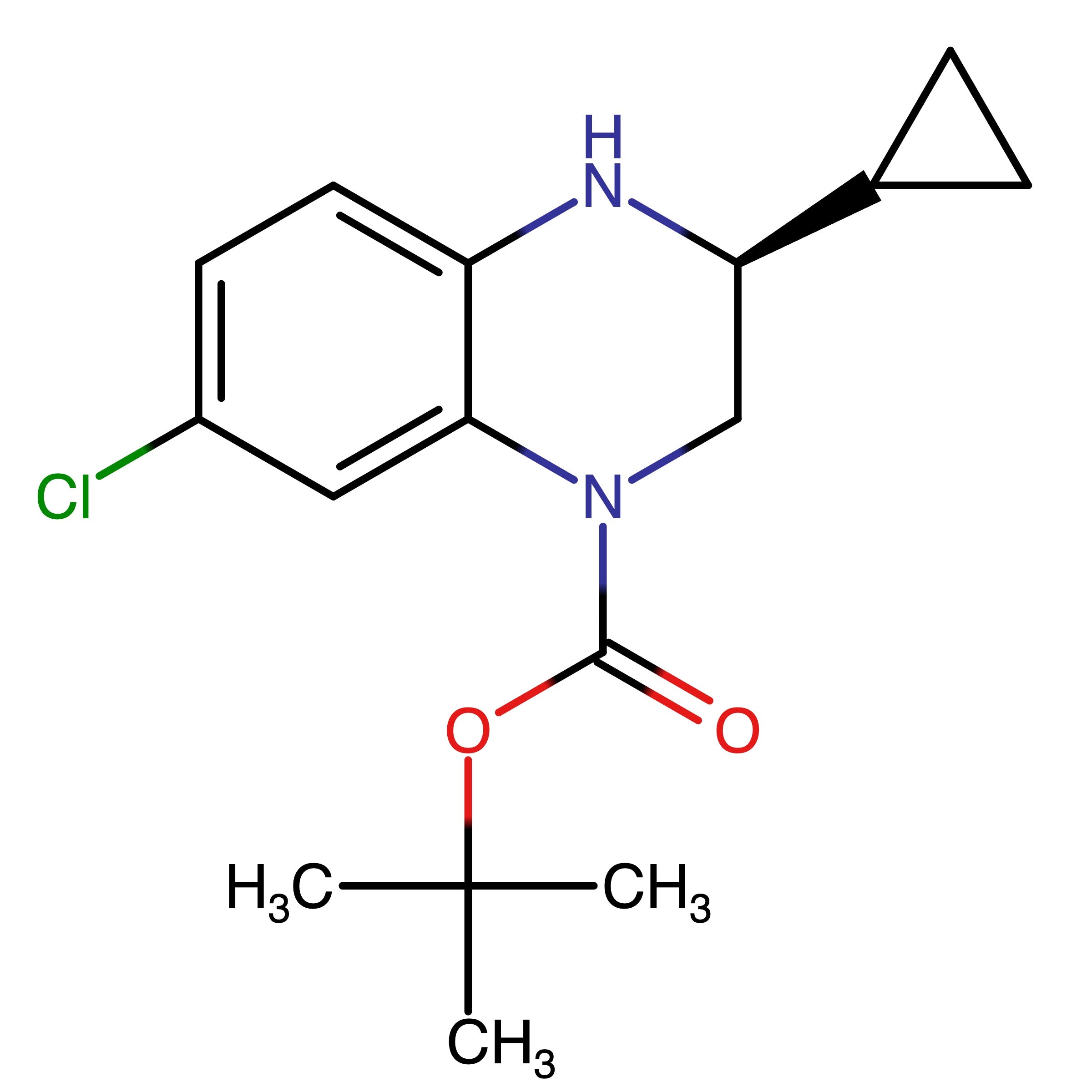 CAS 2222510-27-0 | tert-Butyl (S)-7-chloro-3-cyclopropyl-3,4-dihydroquinoxaline-1(2H)-carboxylate