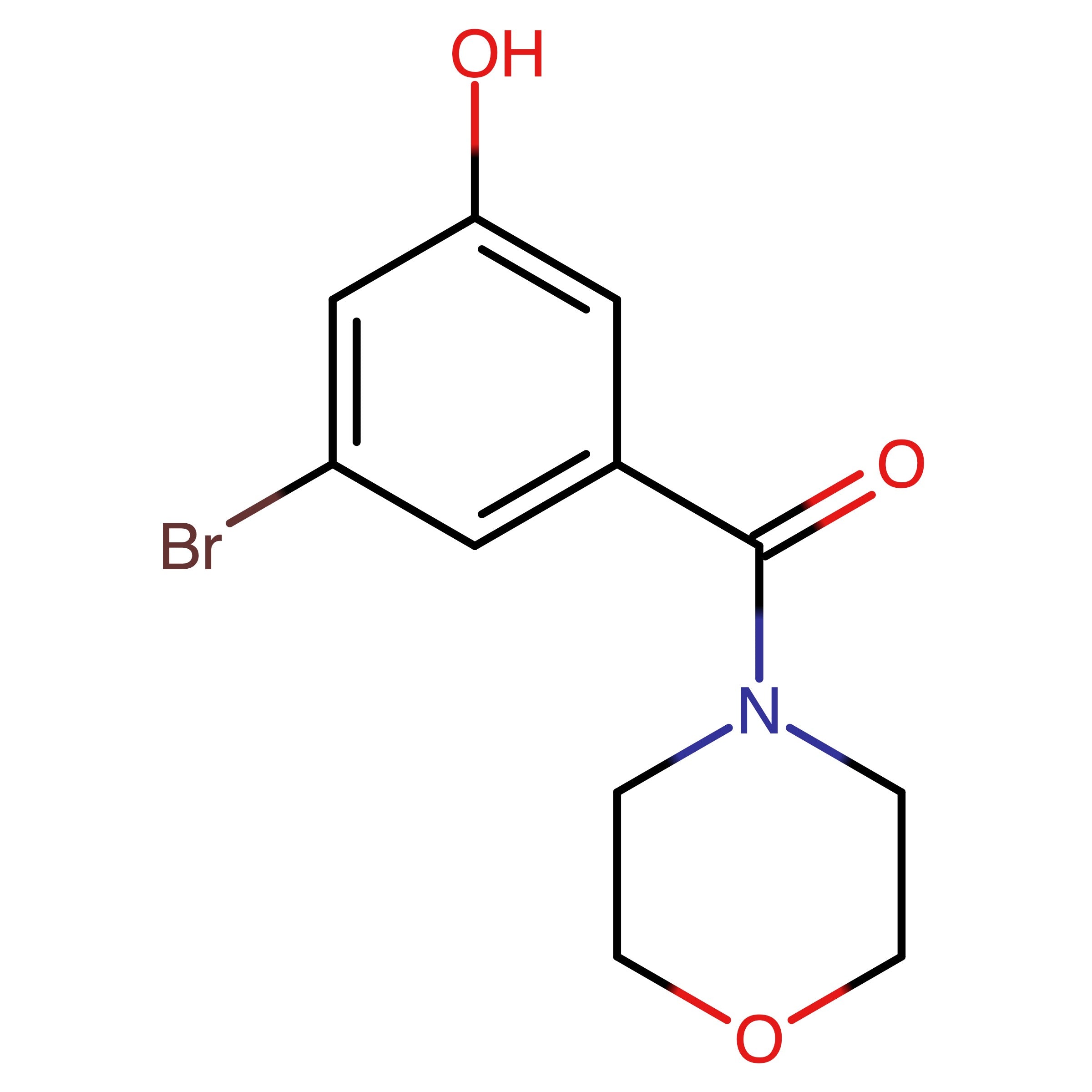 CAS 1926990-43-3 | (3-Bromo-5-hydroxyphenyl)(morpholino)methanone