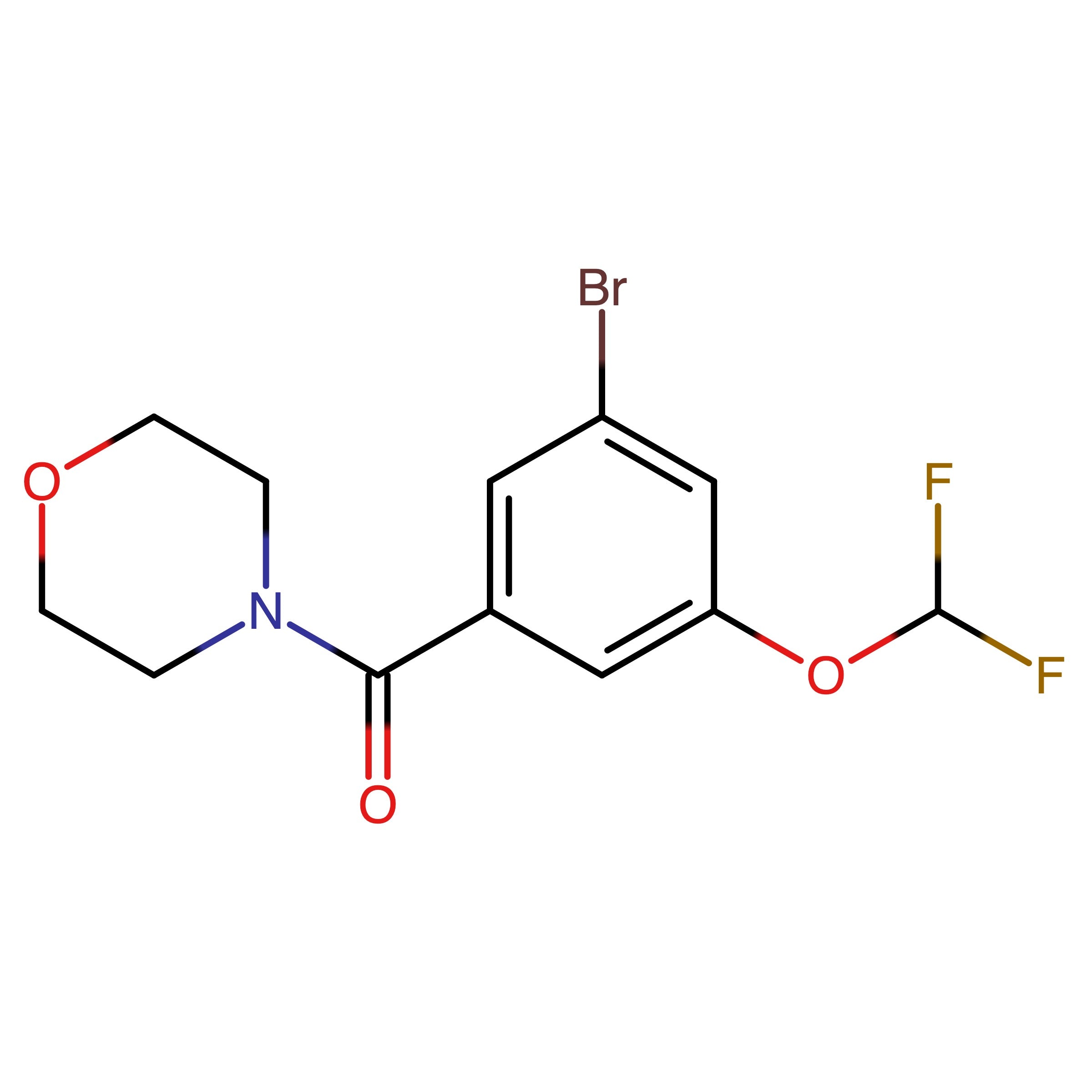 CAS 1926990-49-9 | (3-Bromo-5-(difluoromethoxy)phenyl)(morpholino)methanone