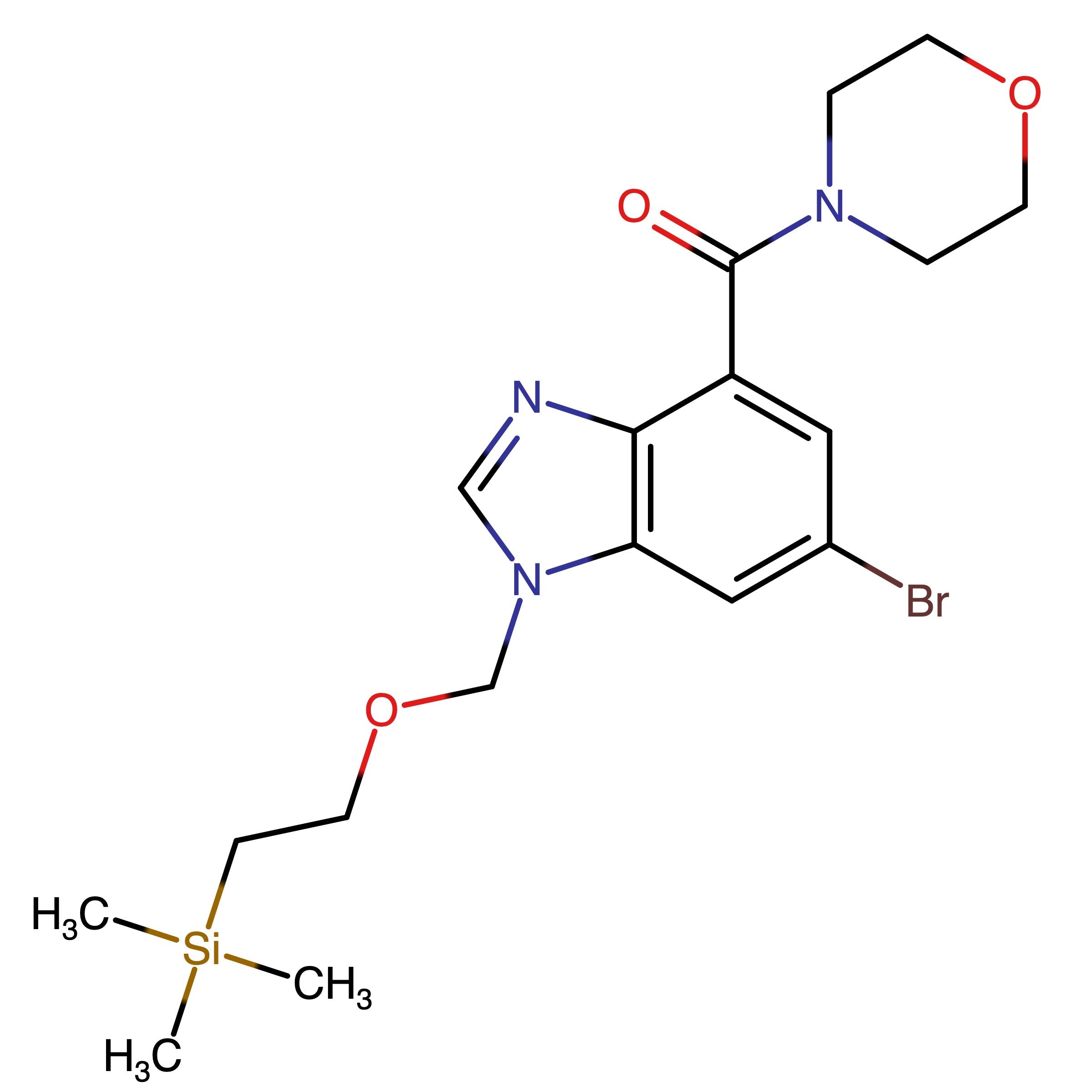 CAS 1926990-90-0 | (6-Bromo-1-((2-(trimethylsilyl)ethoxy)methyl)-1H-benzo[d]imidazol-4-yl)(morpholino)methanone