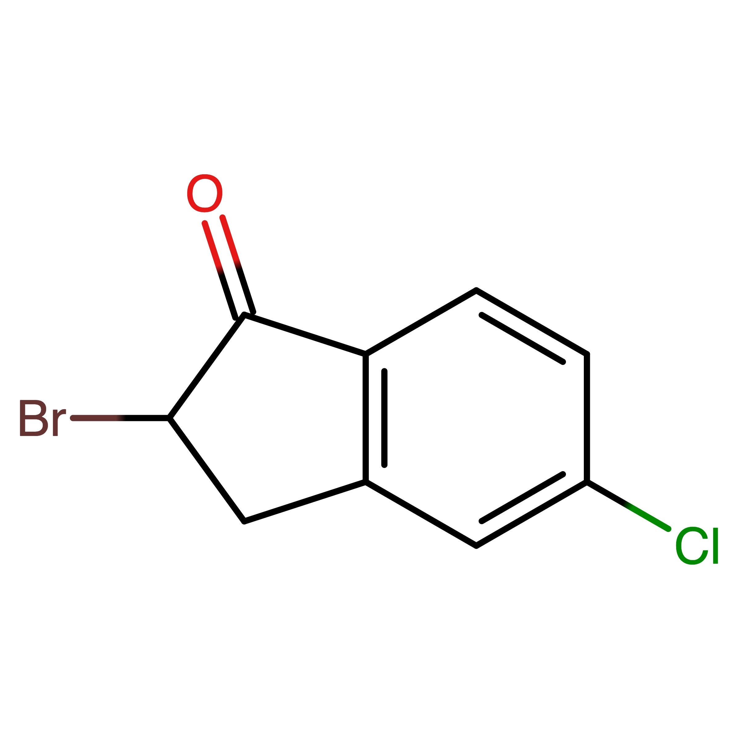 CAS 54714-53-3 | 2-Bromo-5-chloro-2,3-dihydro-1H-inden-1-one