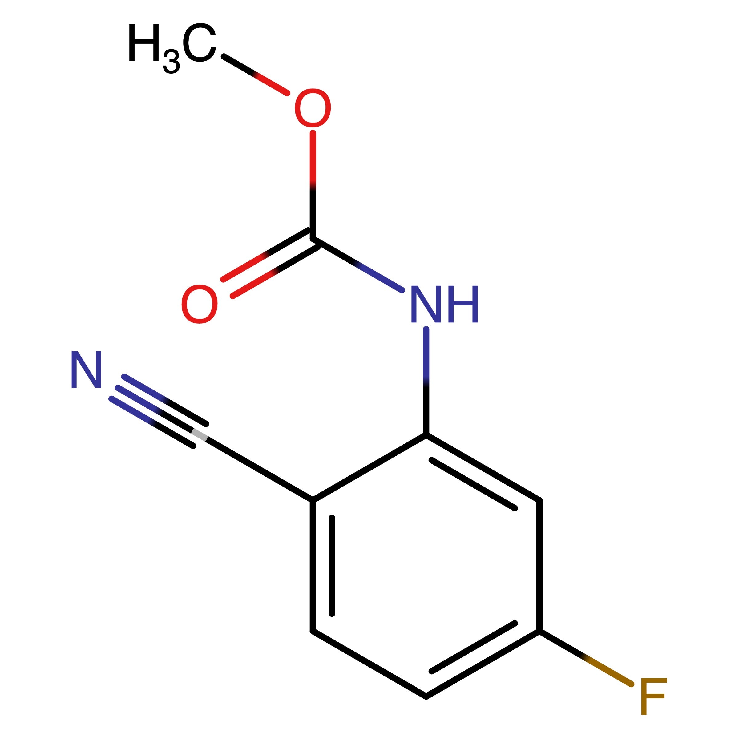 CAS 1217304-45-4 | Methyl (2-carbonitril-5-fluorophenyl)carbamate