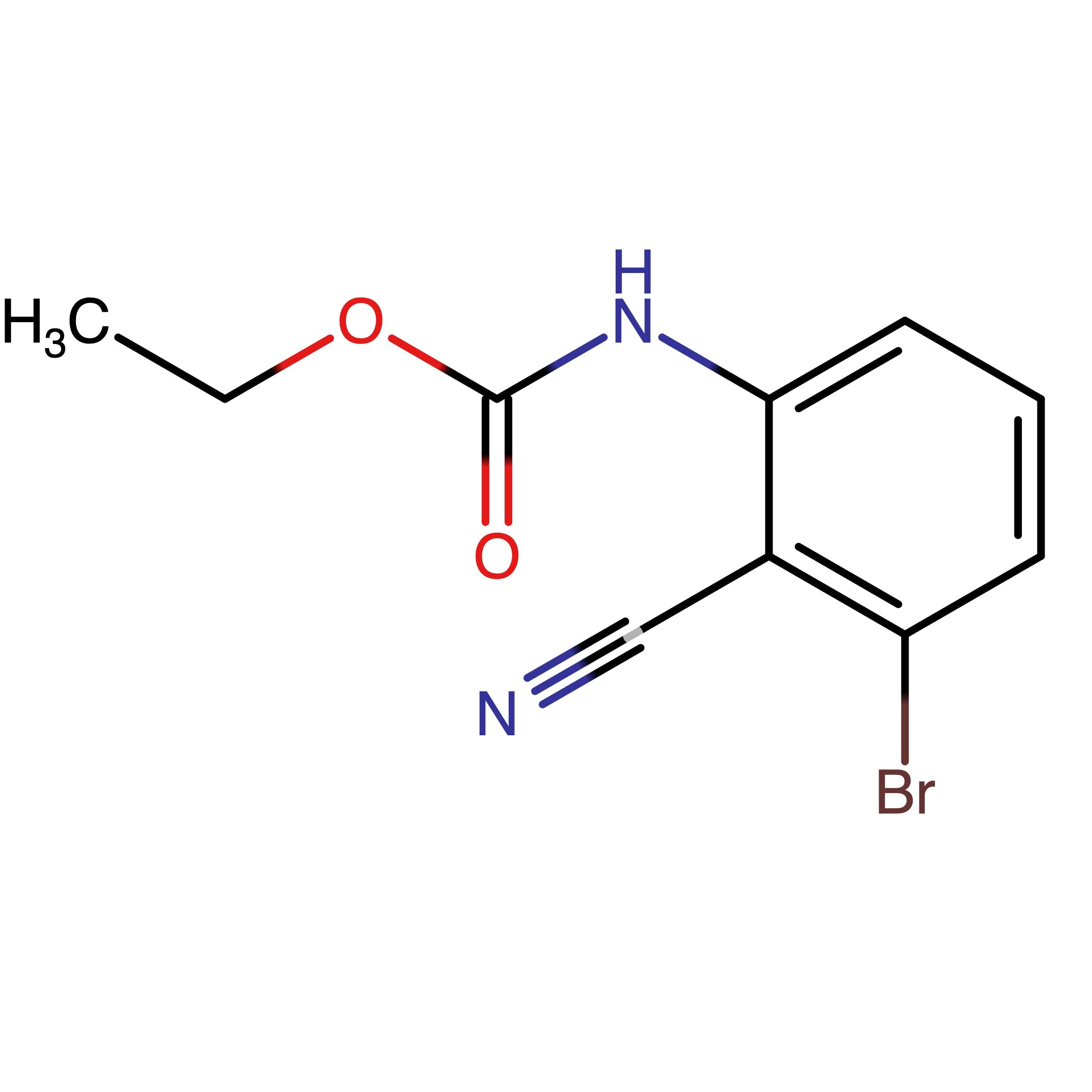 CAS 2607009-19-6 | Ethyl (3-bromo-2-carbonitrilphenyl)carbamate