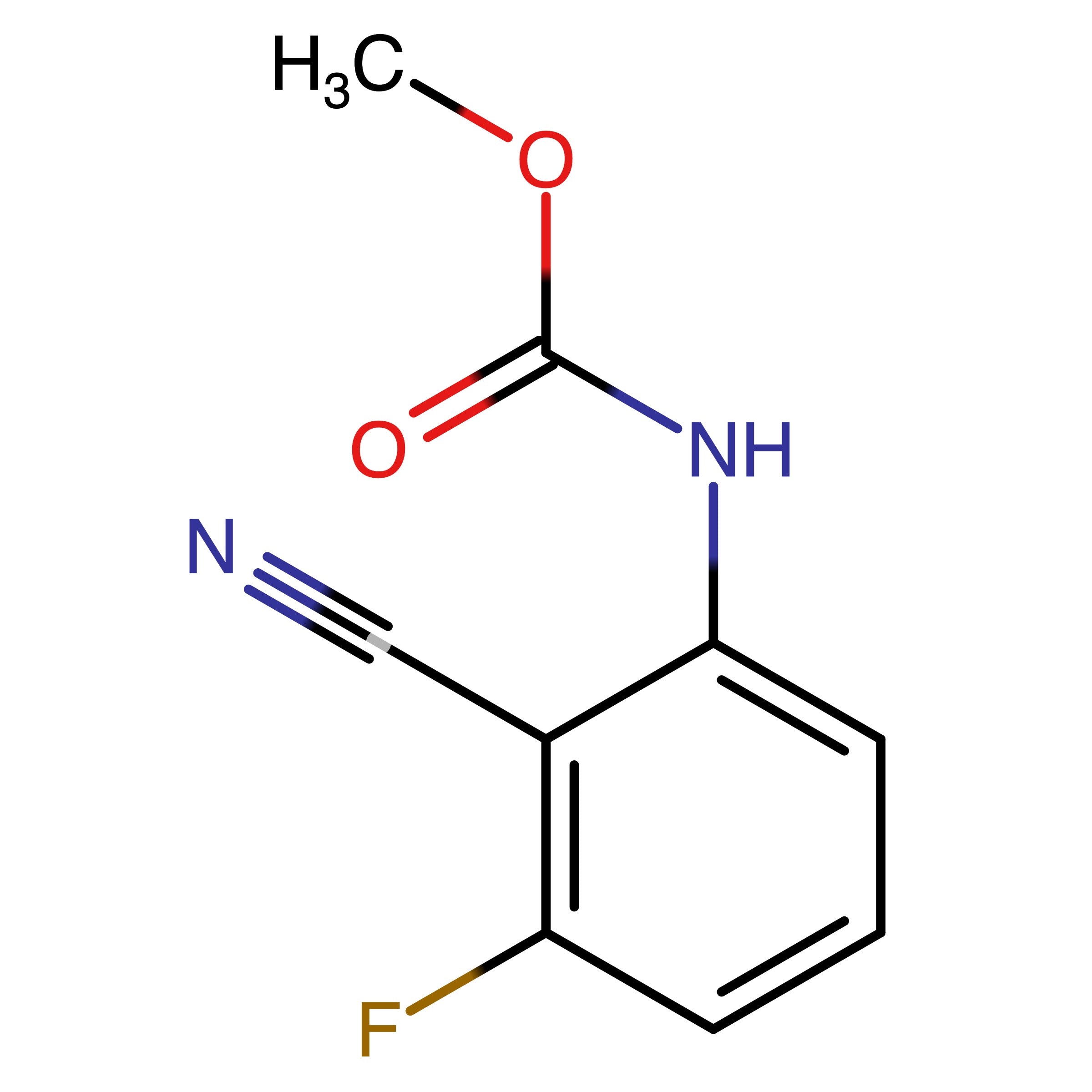 CAS 1155149-51-1 | Methyl (2-carbonitril-3-fluorophenyl)carbamate