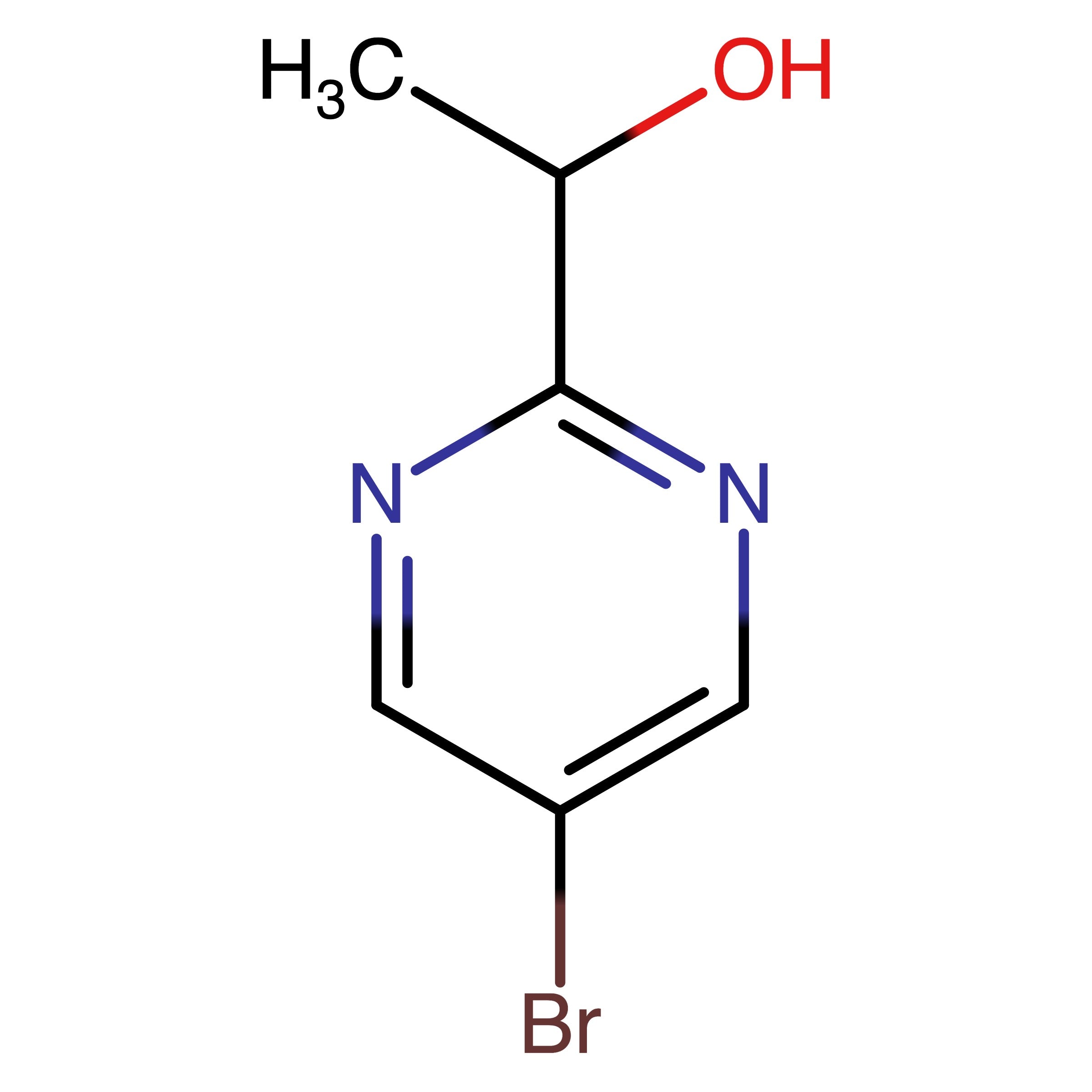 CAS 1459771-55-1 | 1-(5-Bromopyrimidin-2-yl)ethan-1-ol