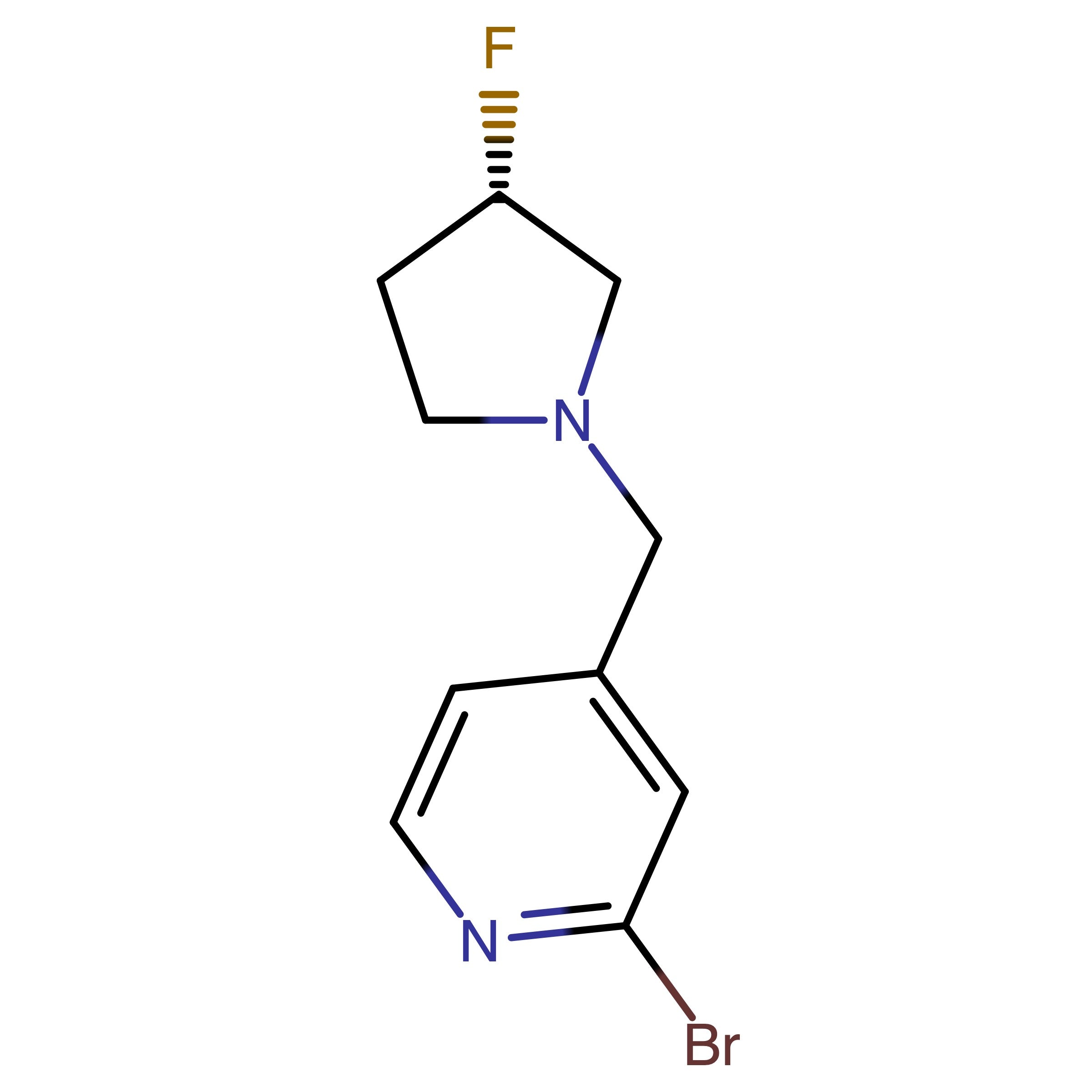 CAS 1459772-10-1 | (S)-2-Bromo-4-((3-fluoropyrrolidin-1-yl)methyl)pyridine